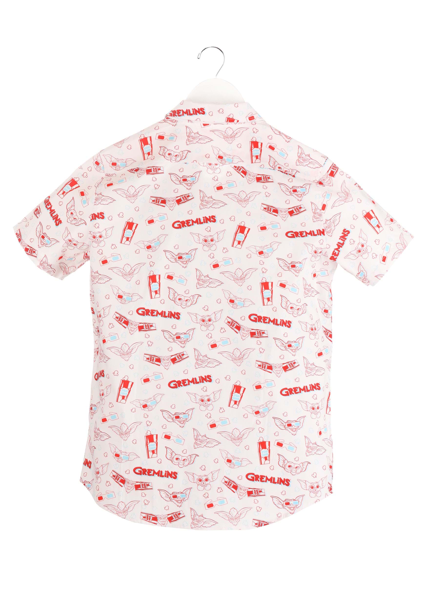 Going to the Movies Gremlins Button Up Shirt for Adults
