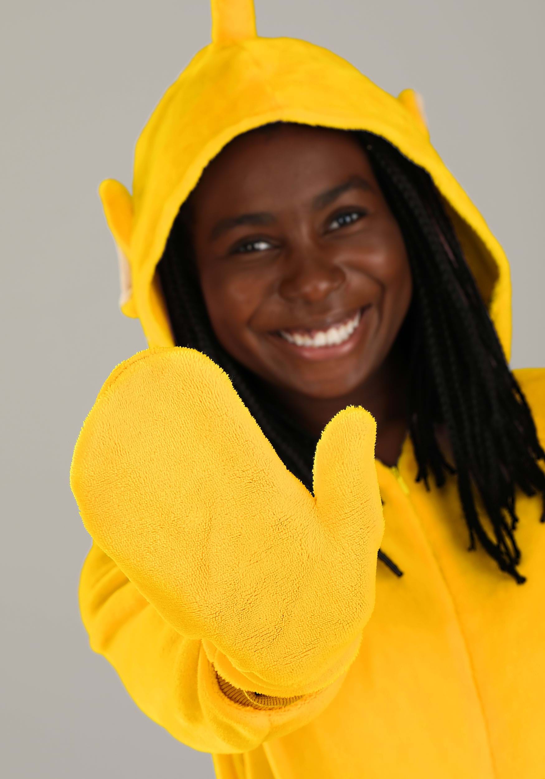 Adult Teletubbies Laa-Laa Jumpsuit Costume