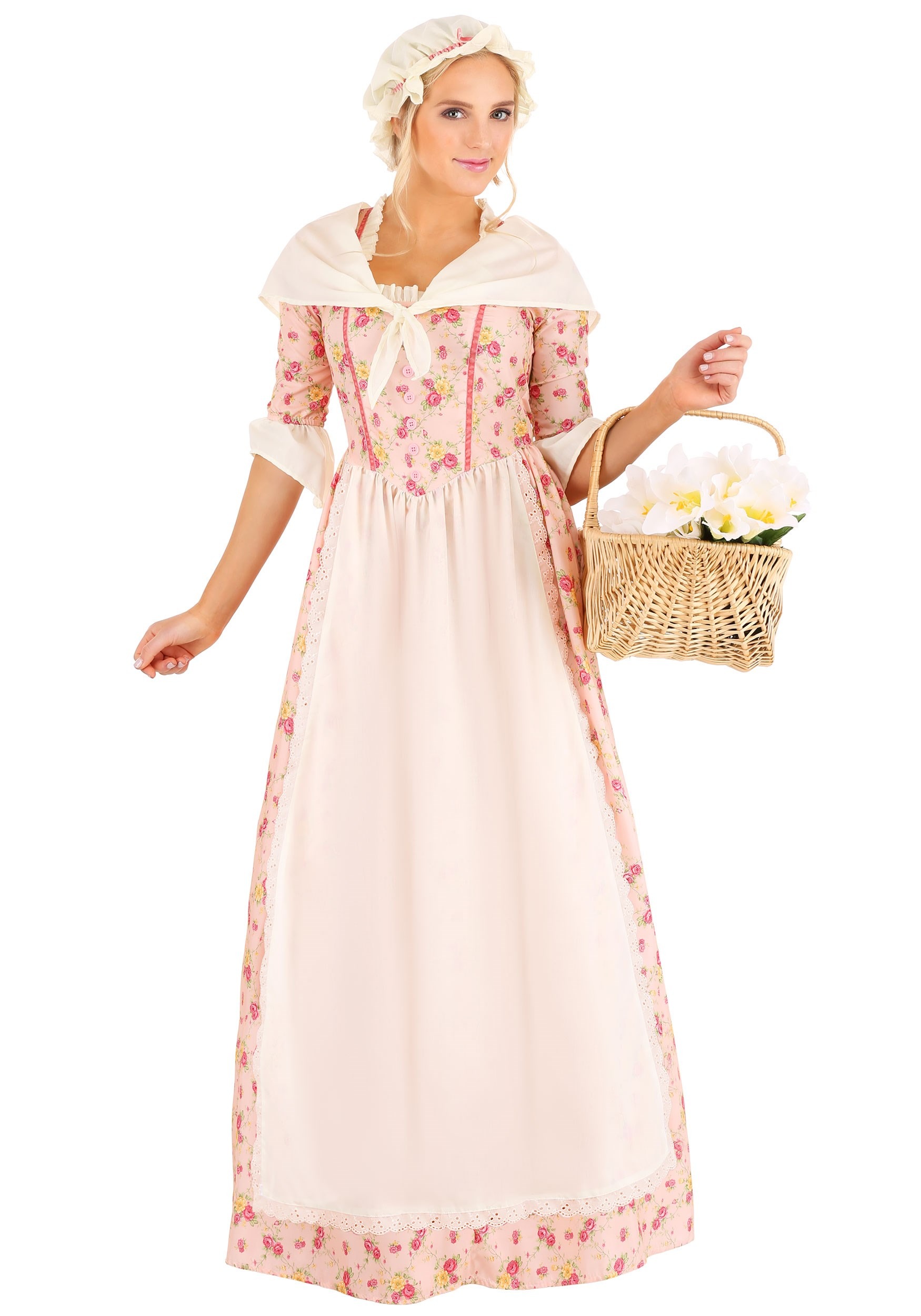 Colonial Farmstead Costume Dress for Women