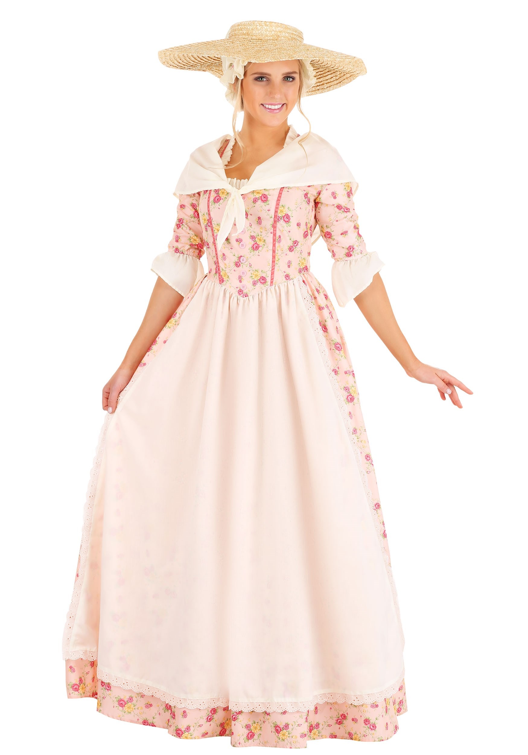 Colonial Farmstead Costume Dress for Women