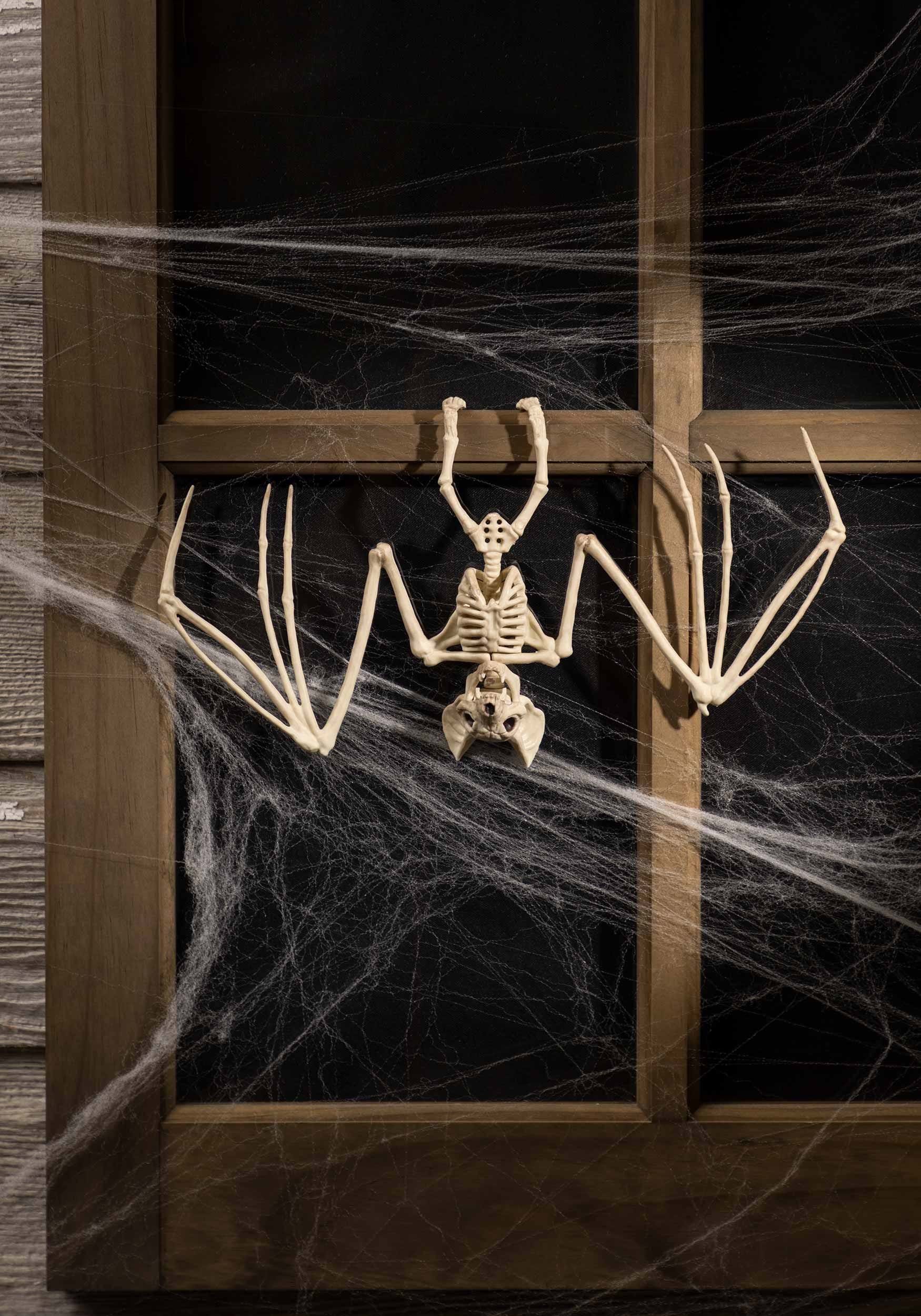 11-Inch Halloween Skeleton Bat Decoration