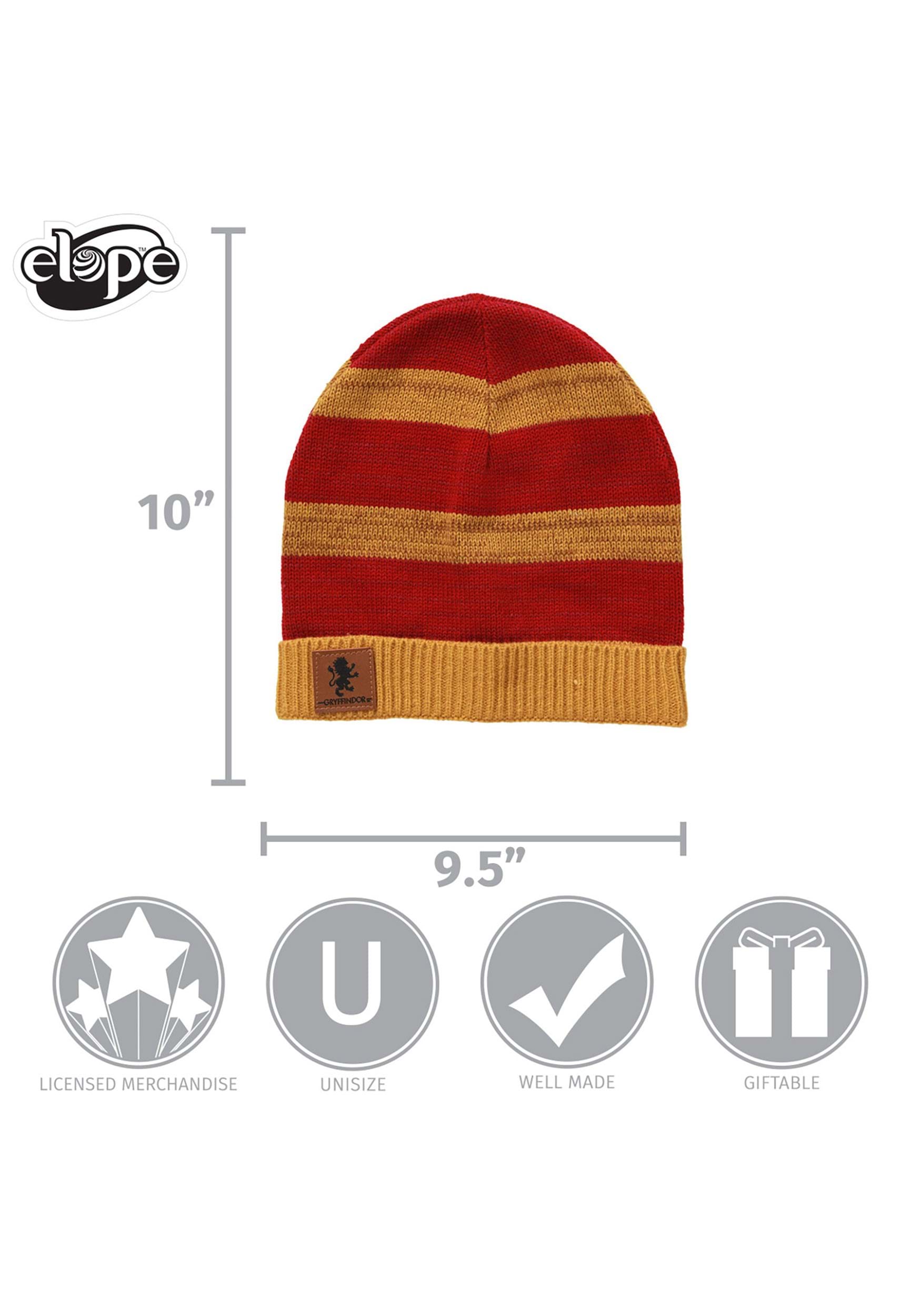 Gryffindor Heathered Comfy Knit Beanie