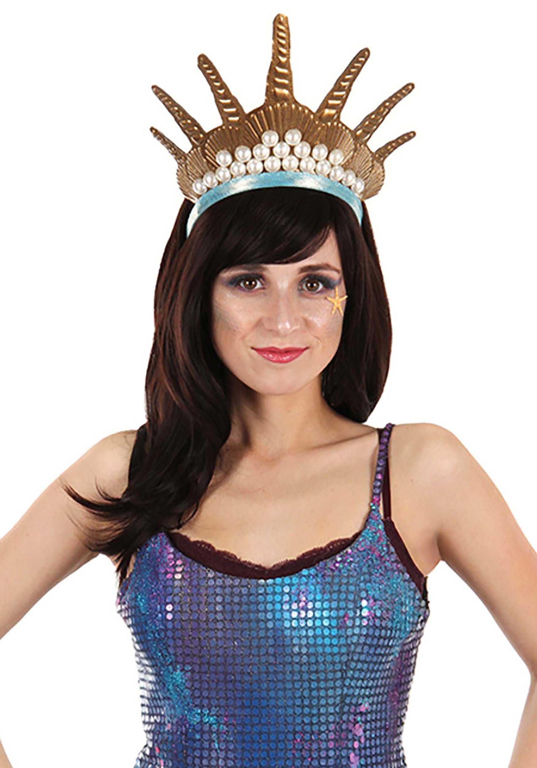 Mermaid Queen Crown Headband Accessory