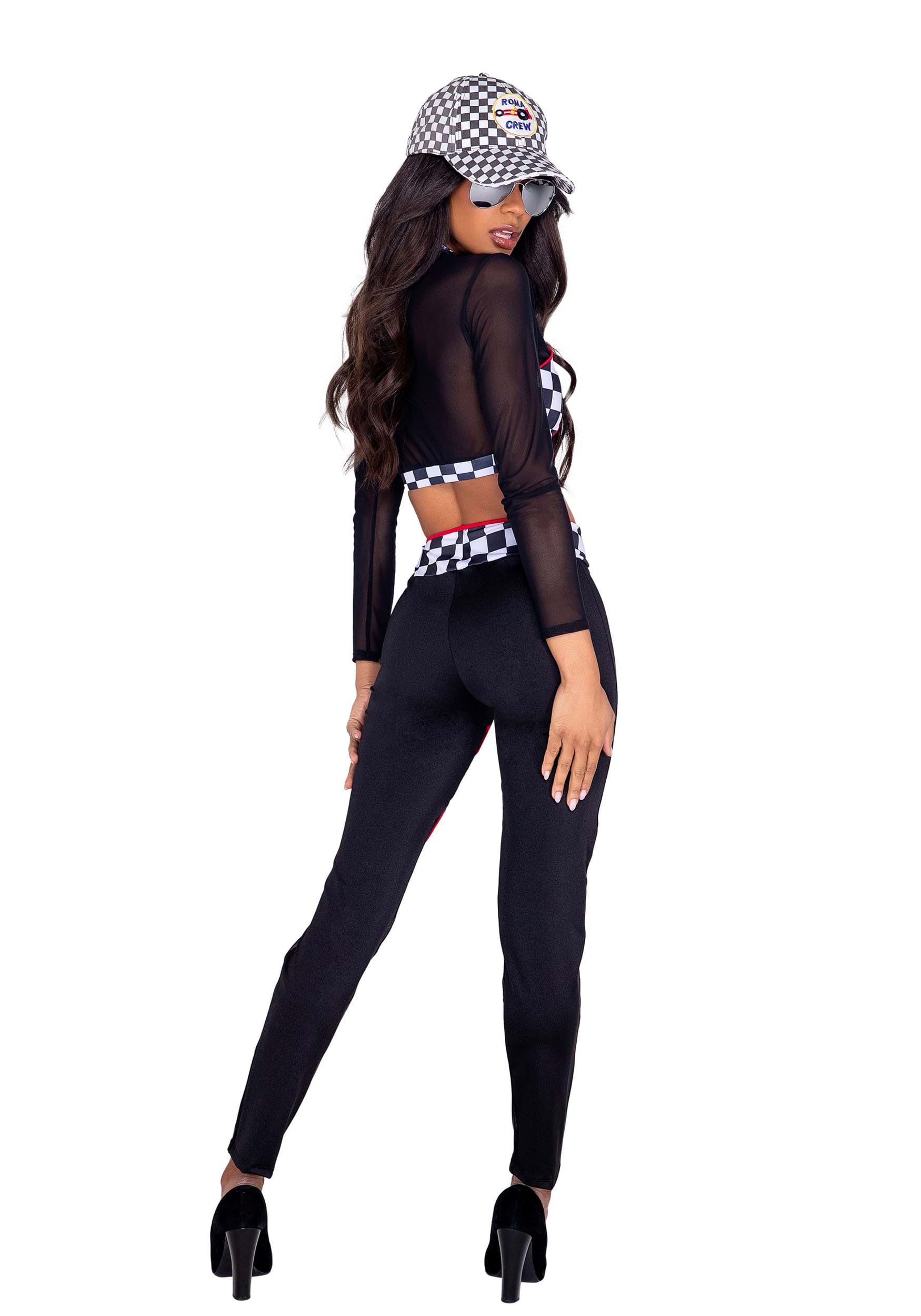 Sexy Racecar Driver Women's Costume 2 Sexy Racecar Driver Women's Costume