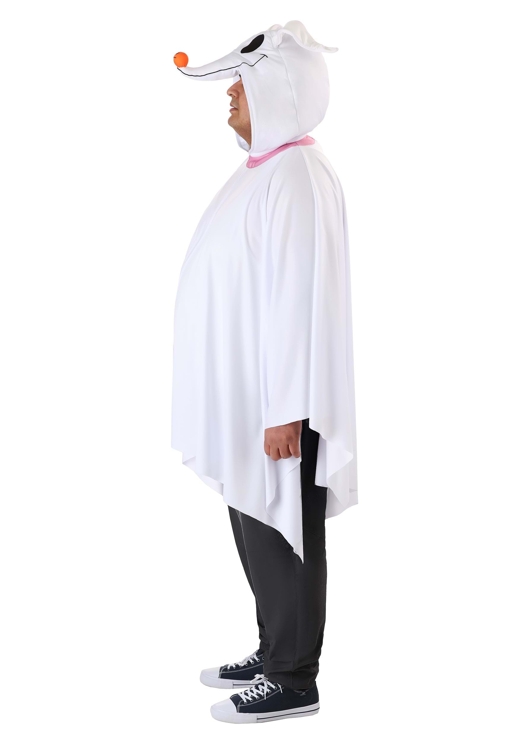 Adult Plus Size Nightmare Before Christmas Zero Costume Poncho 9 Adult Plus Size Nightmare Before Christmas Zero Costume Poncho