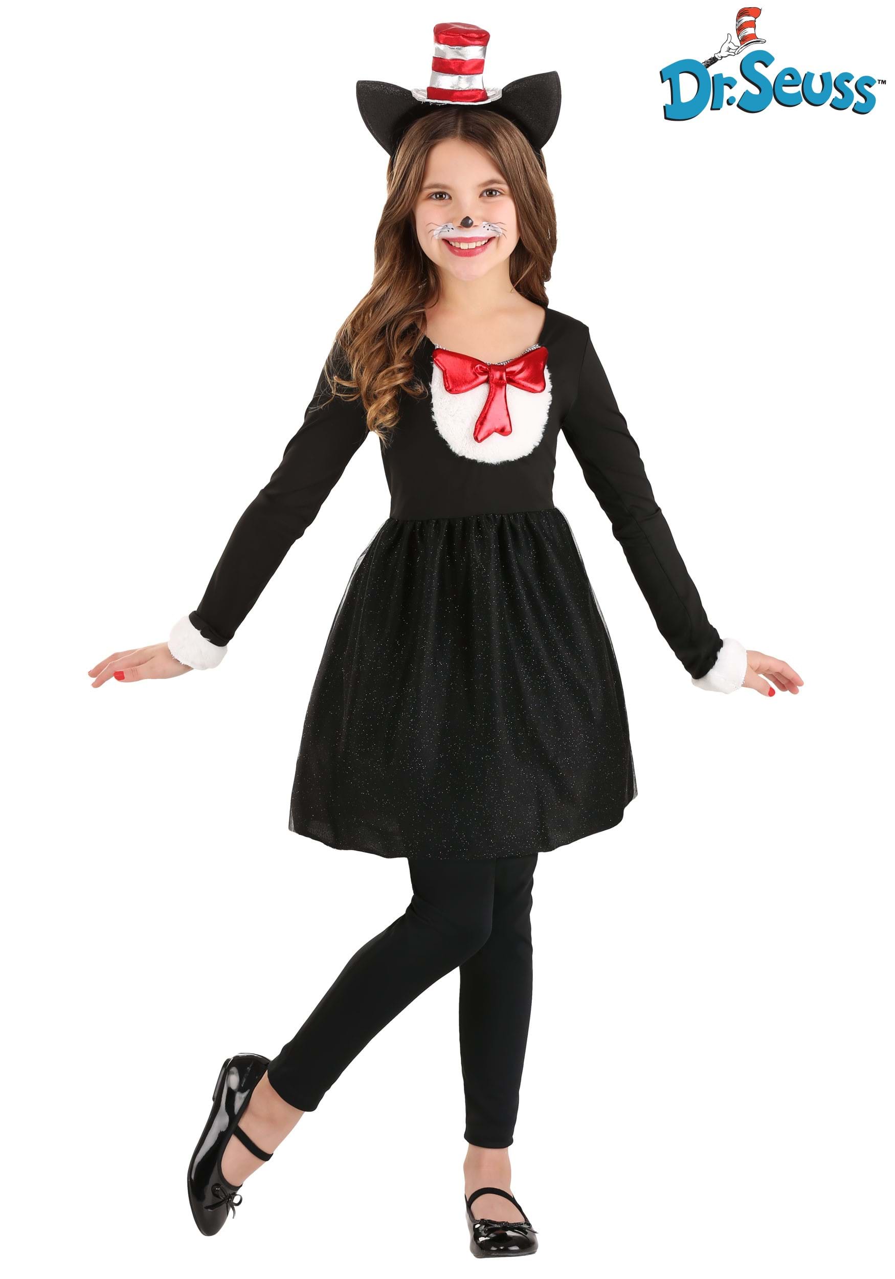 Girls Cat in the Hat Costume
