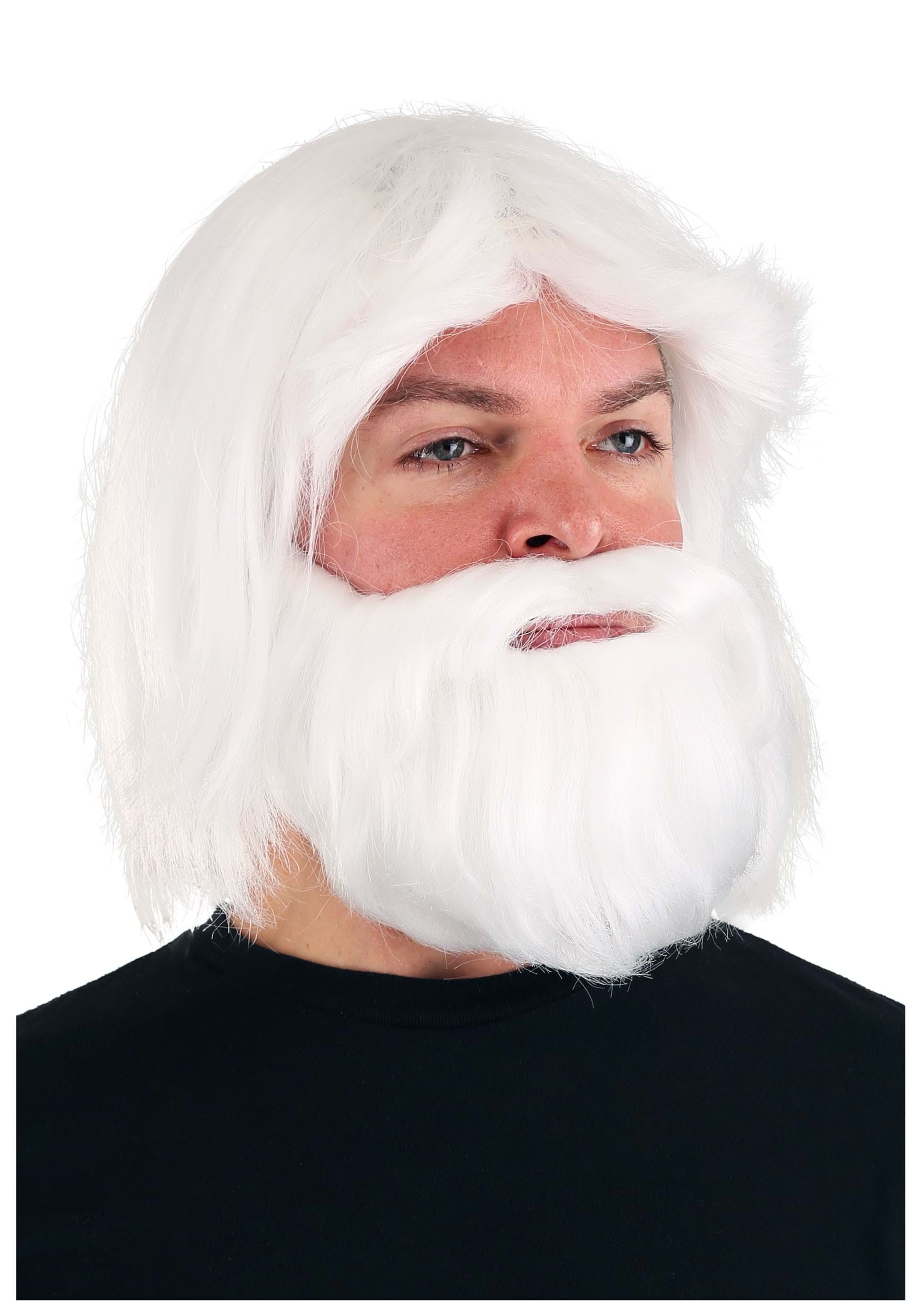 King Neptune Men's Costume Wig and Beard Set