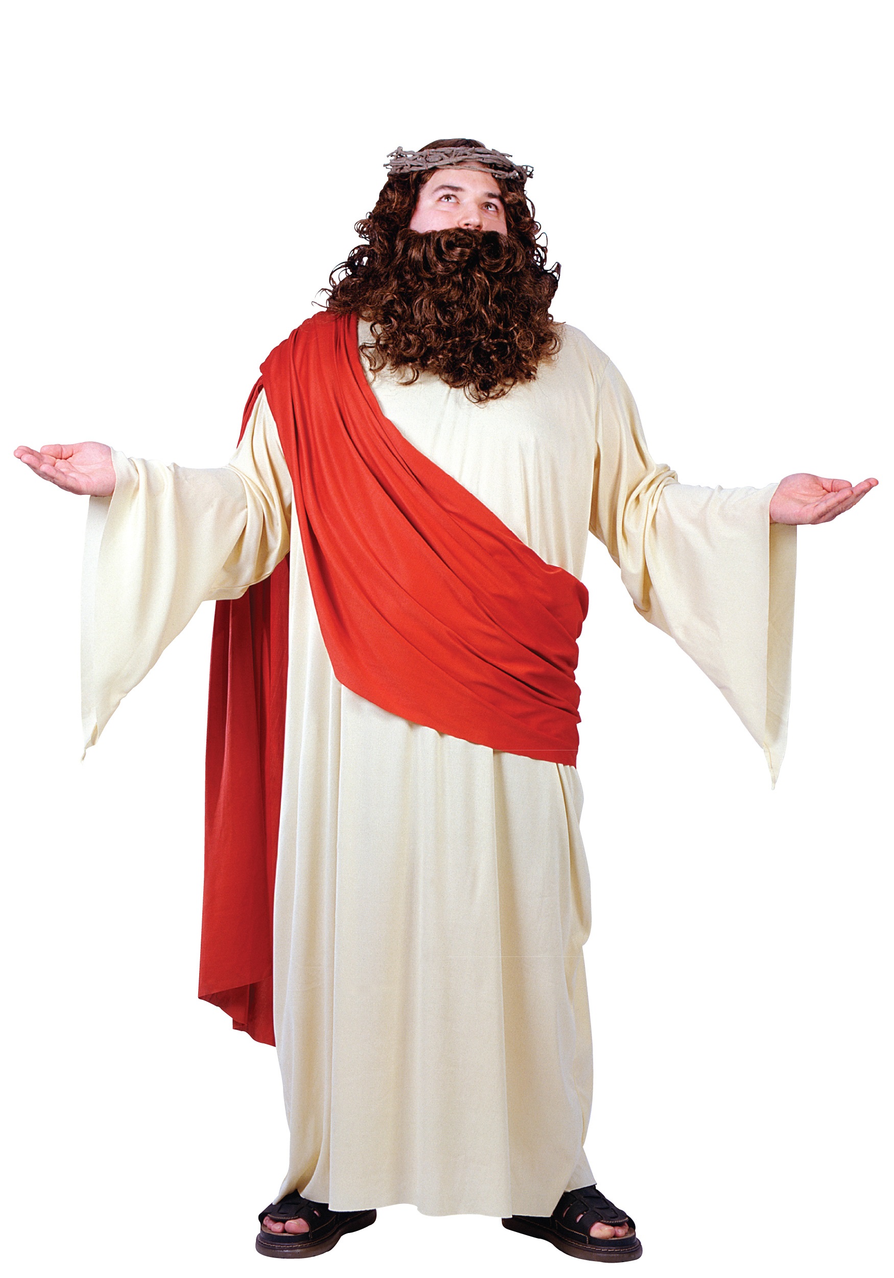 Plus Size Holy Party Jesus Costume for Men