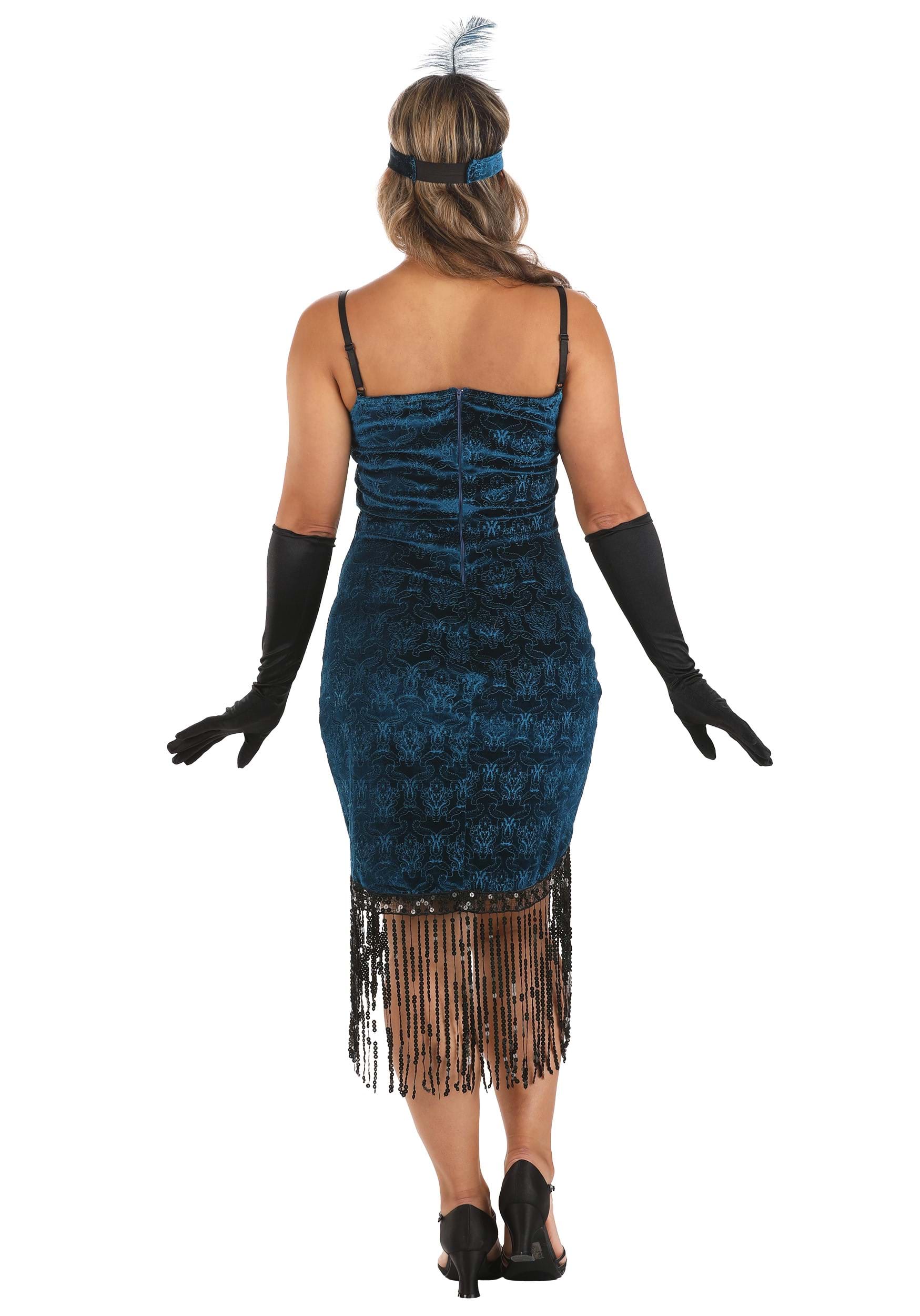 Blue Downtown Doll Costume Dress for Women