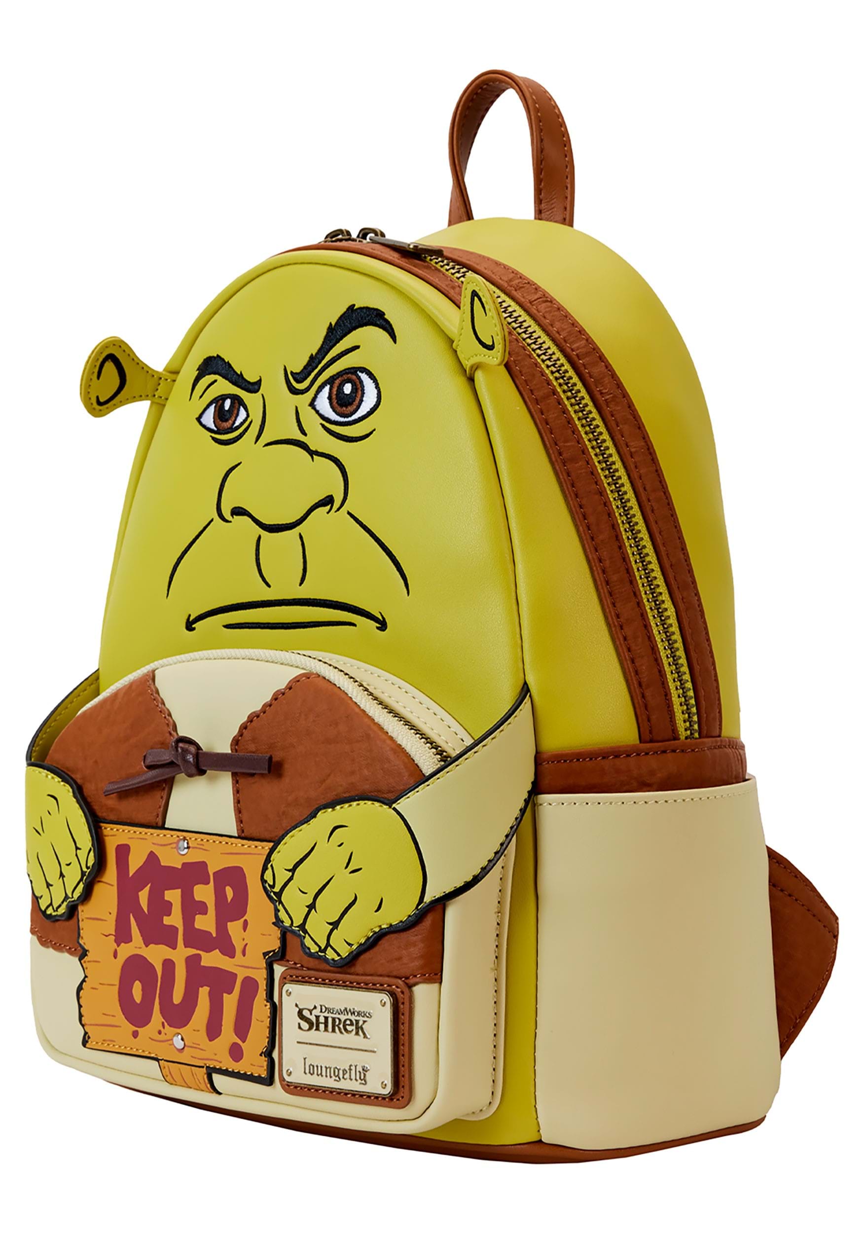 Loungefly Dreamworks Shrek Keep Out Cosplay Mini Backpack