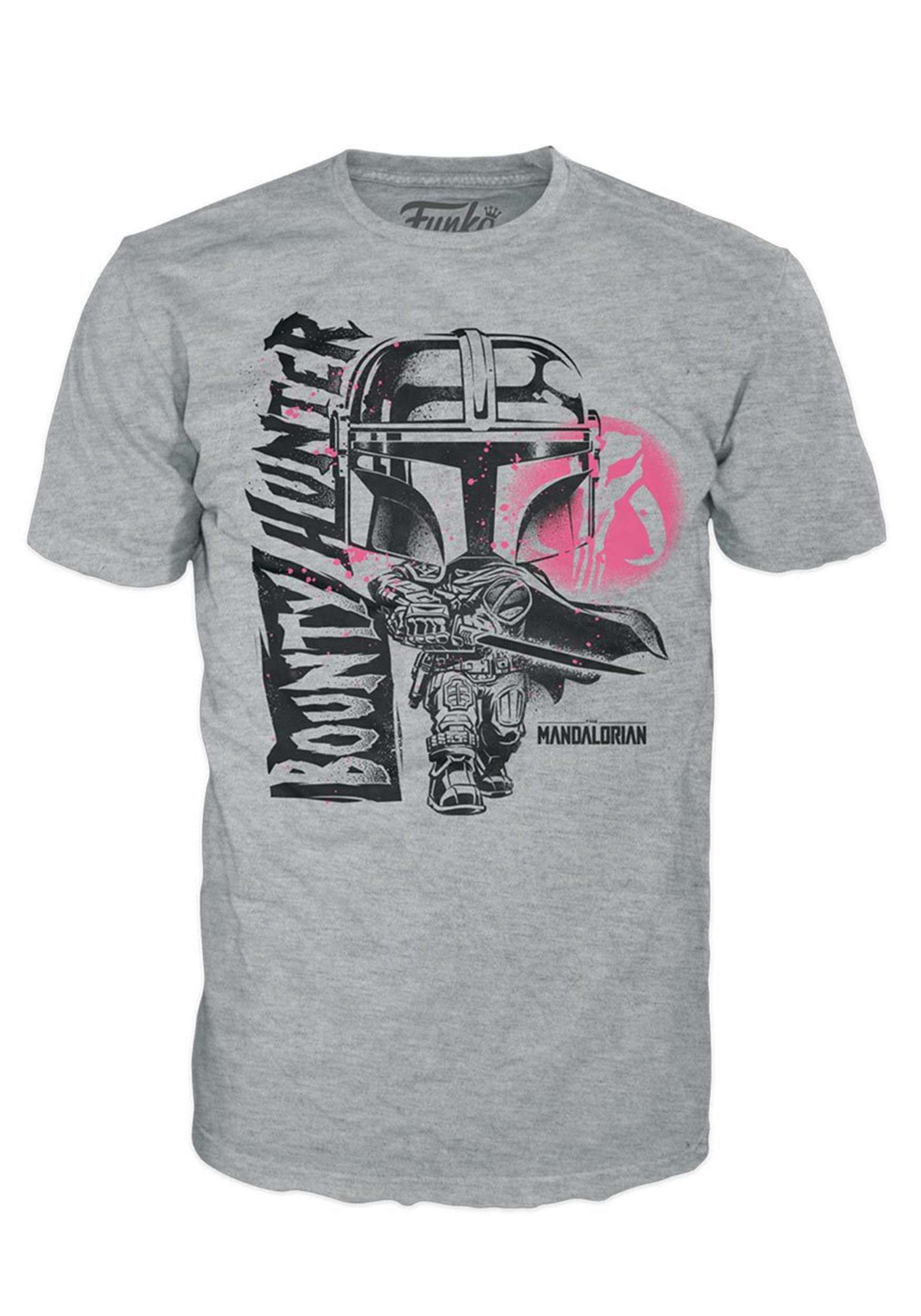 Boxed POP! Tee: Star Wars The Mandalorian - Mando Shirt