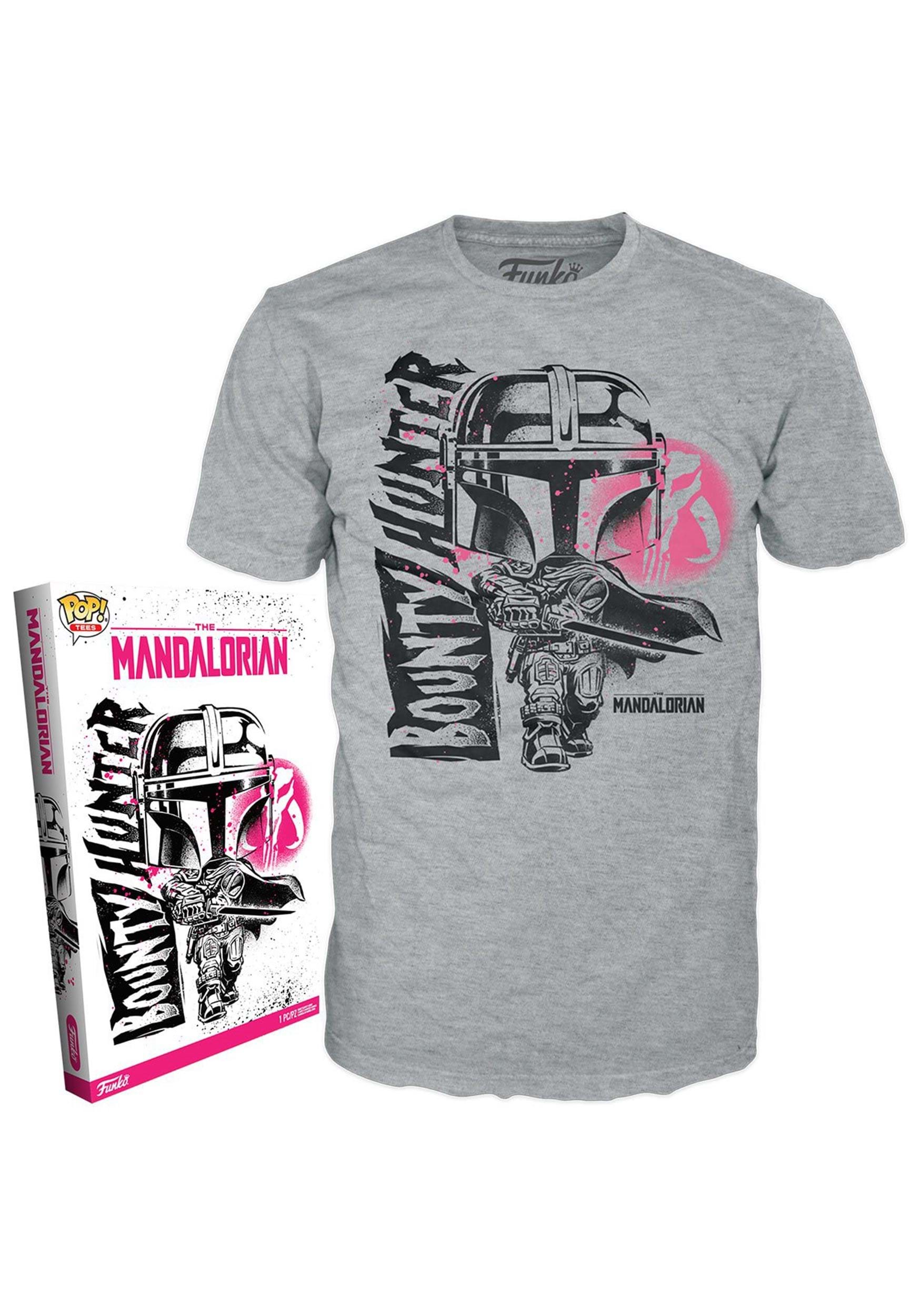 Boxed POP! Tee: Star Wars The Mandalorian - Mando Shirt