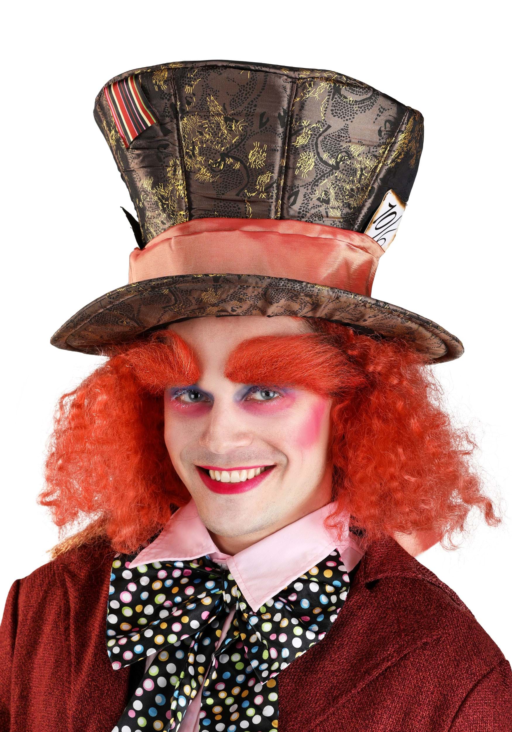 Disney Mad Hatter Orange Eyebrows