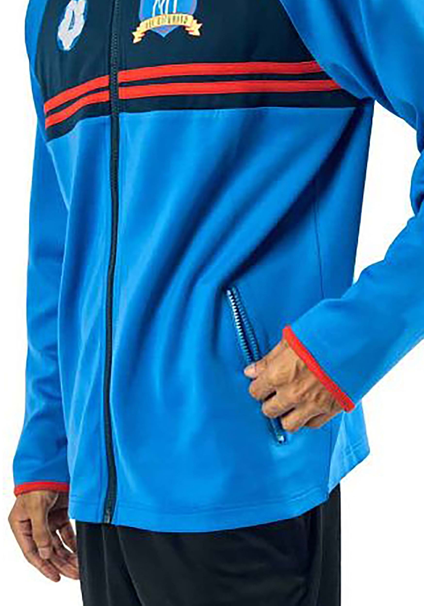 Ted Lasso Cosplay Zip-Up Soccer Costume Jacket for Adults