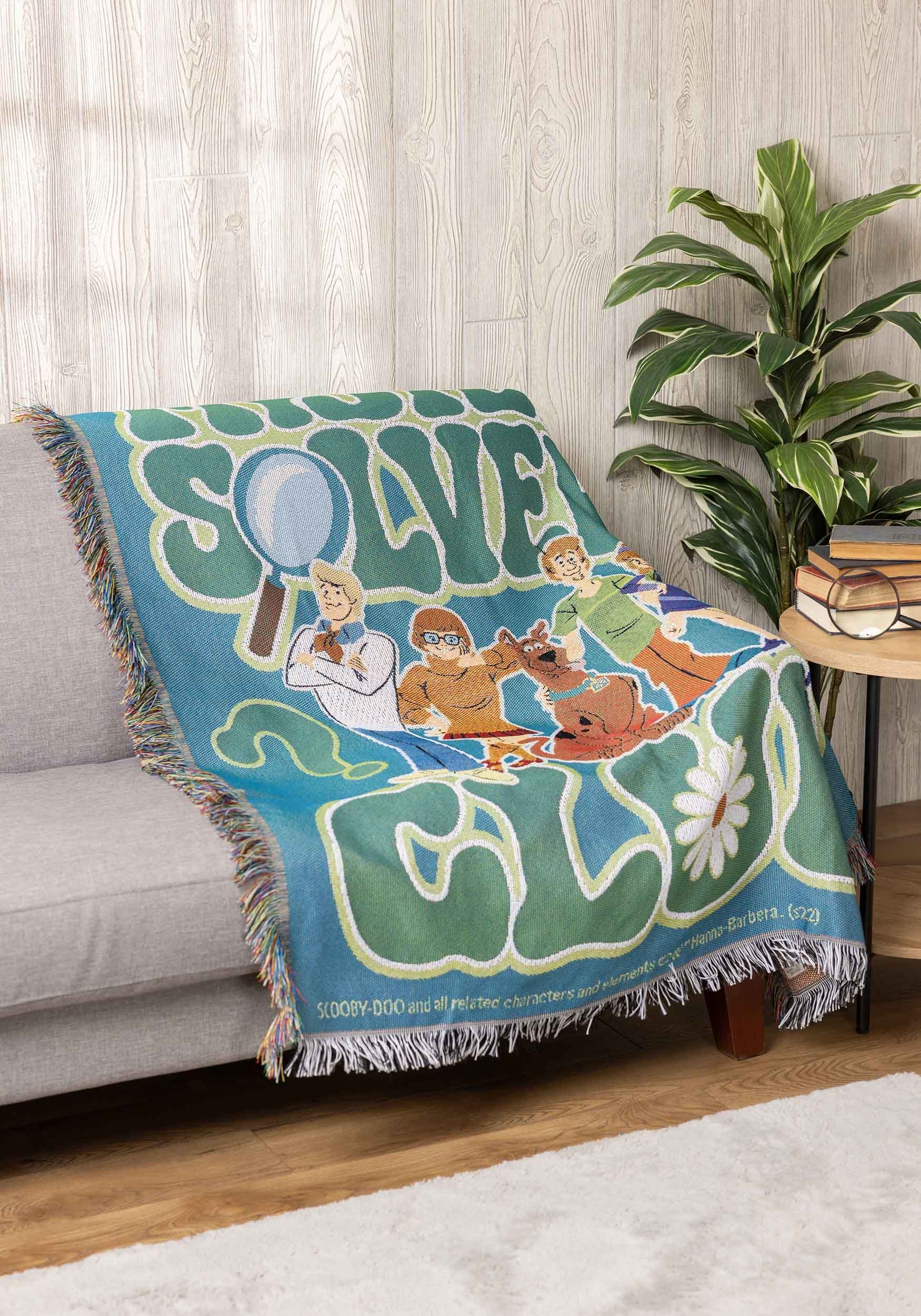 Scooby Doo Mystery Solvers Club Woven Tapestry Throw 1 Scooby Doo Mystery Solvers Club Woven Tapestry Throw