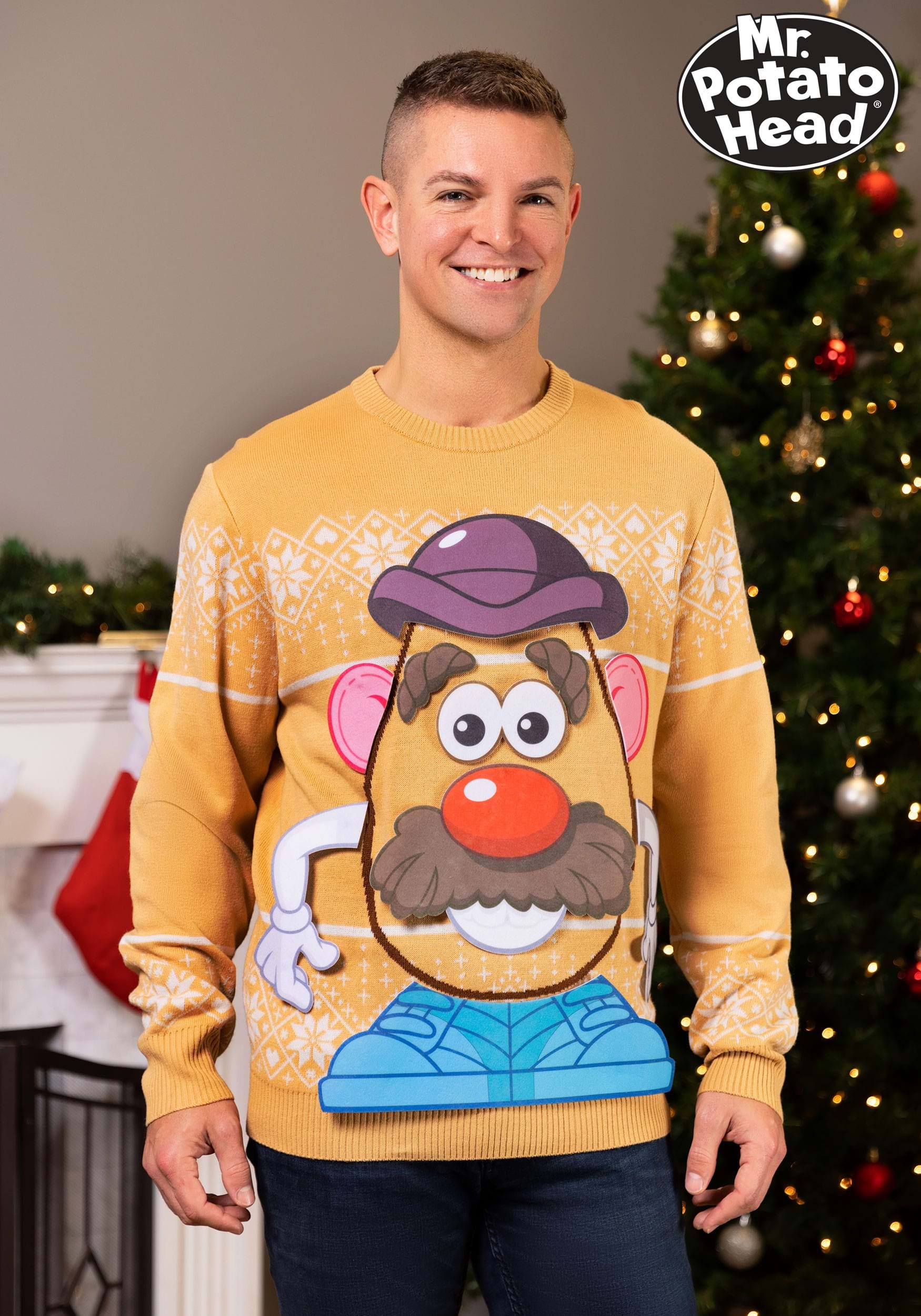 Mr. Potato Head Ugly Sweater for Adults 3 Mr. Potato Head Ugly Sweater for Adults