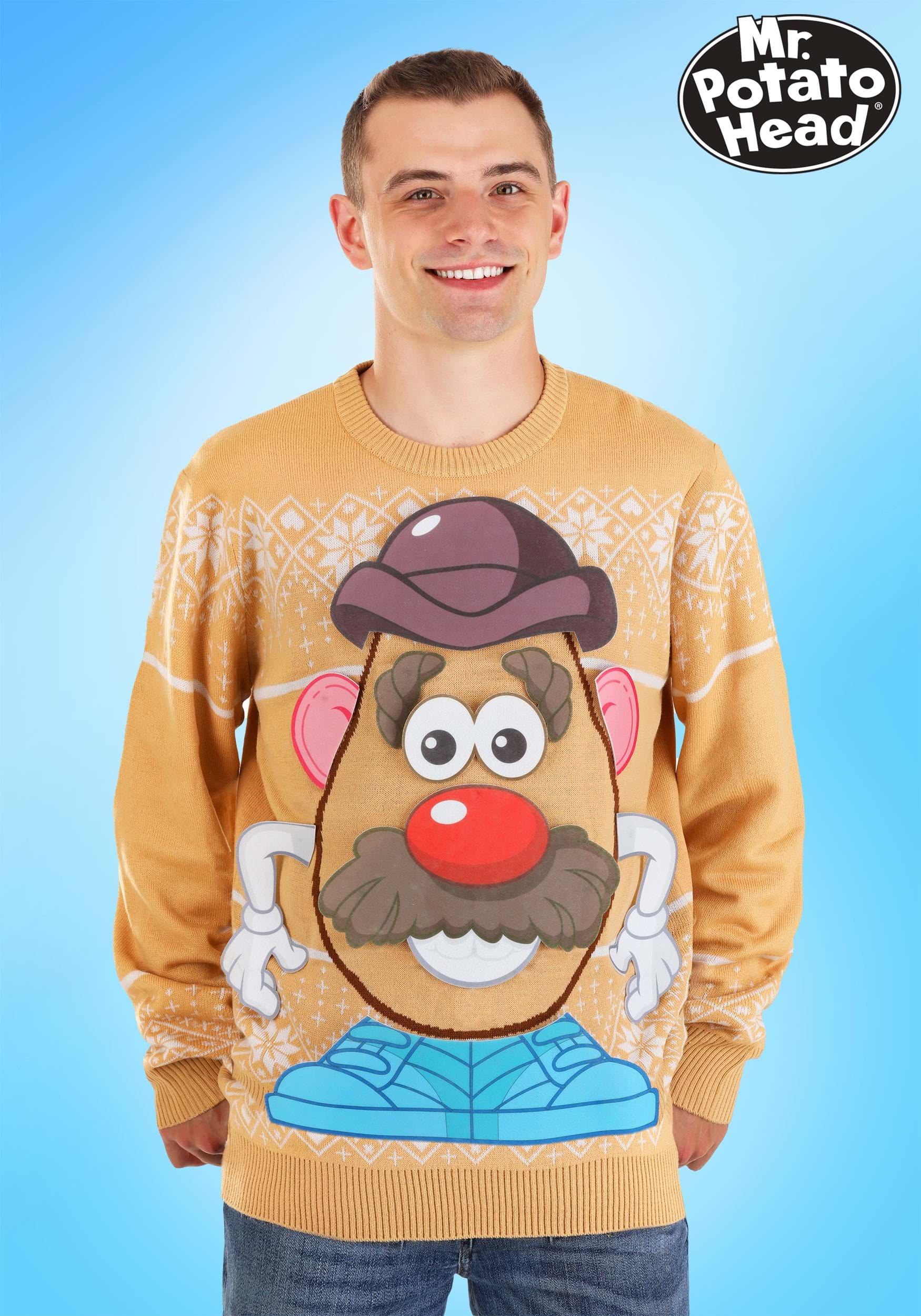 Mr. Potato Head Ugly Sweater for Adults 6 Mr. Potato Head Ugly Sweater for Adults