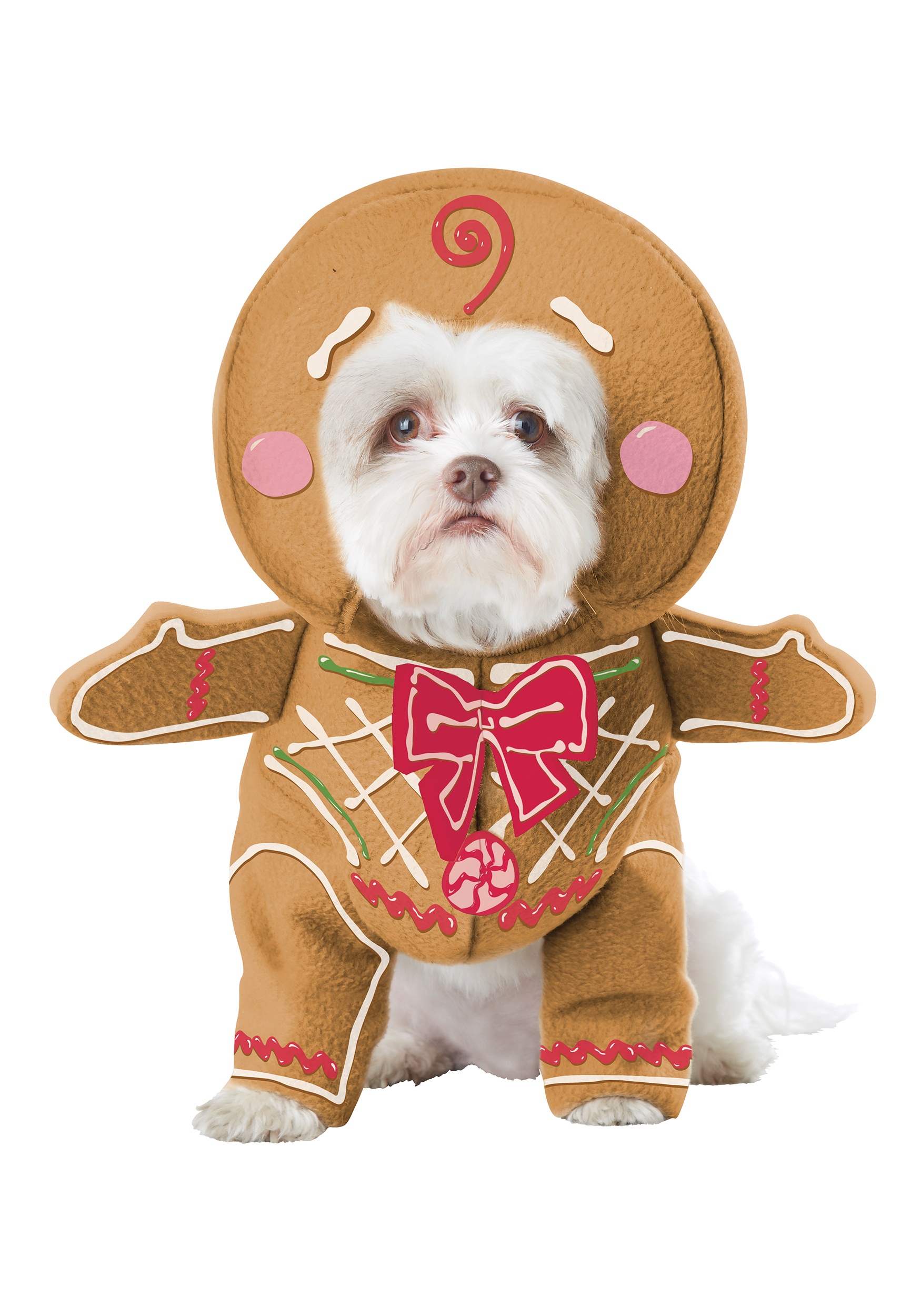 Holiday Gingerbread Pup Dog Costume