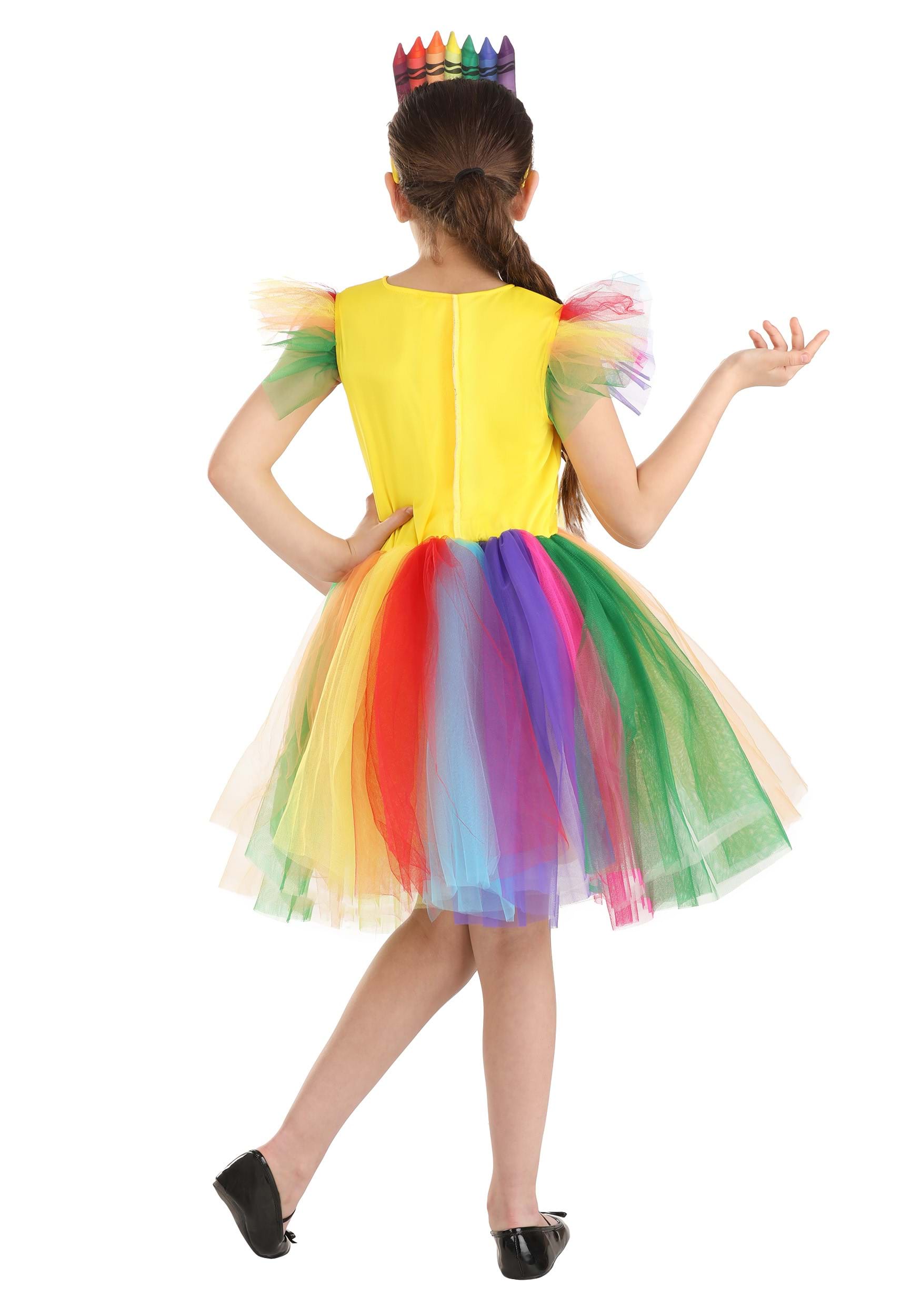 Crayon Box Costume Dress for Girls