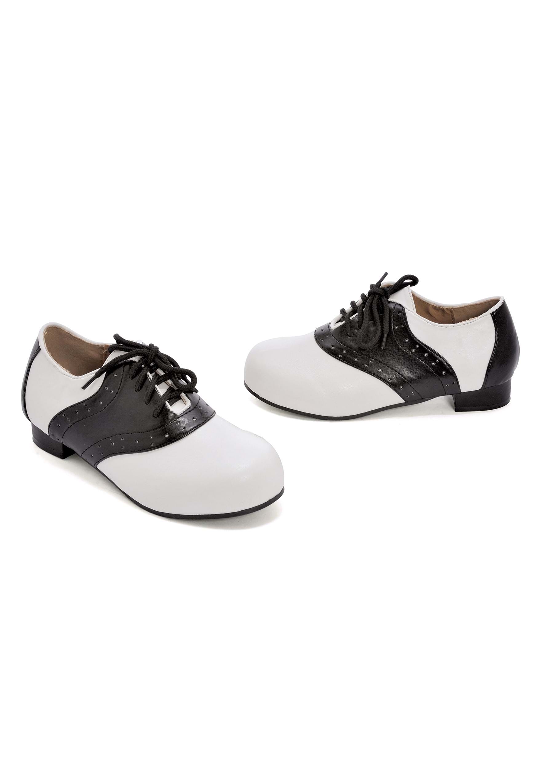 Black and White Saddle Shoes for Girls