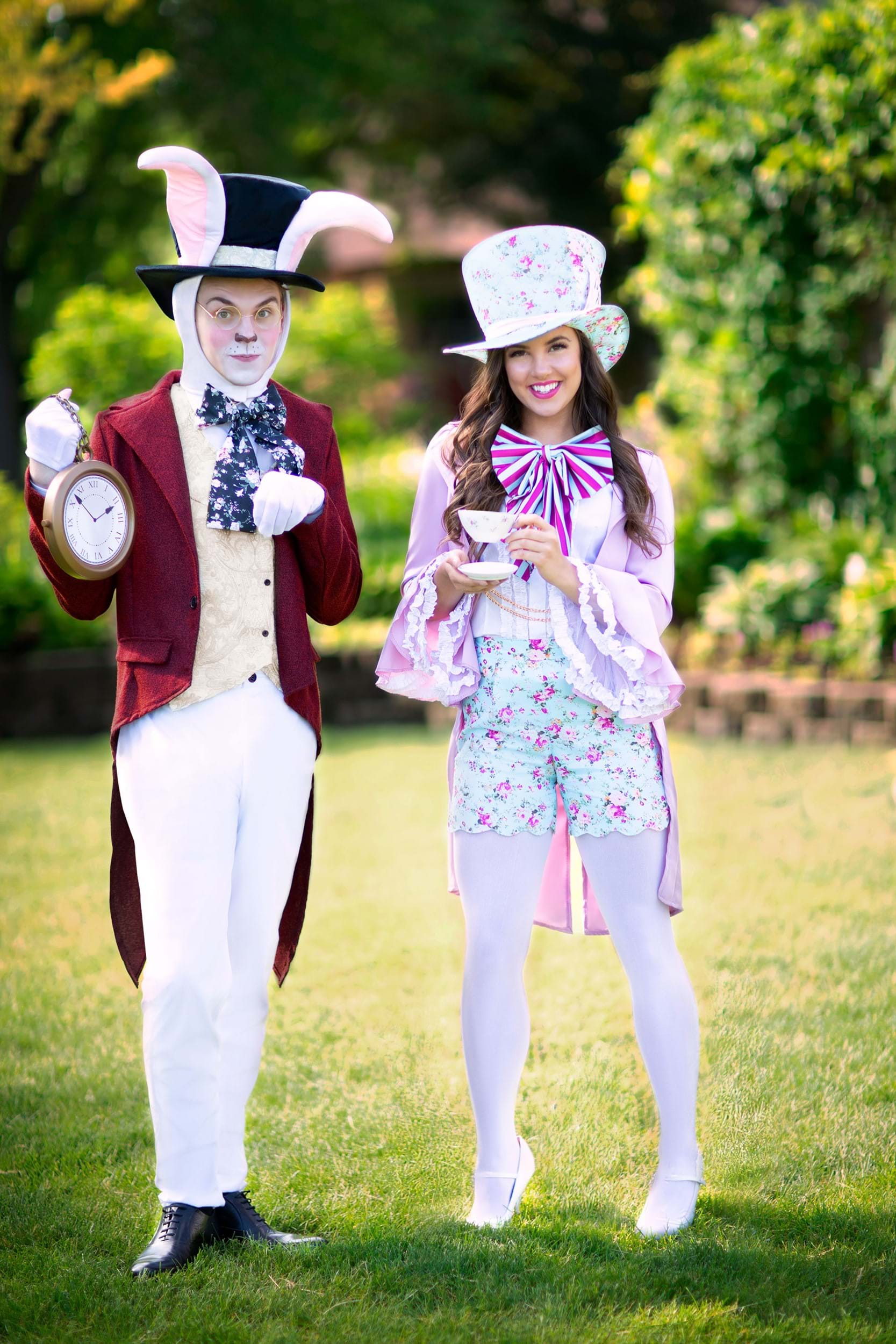 Plus Size Men's Fancy White Rabbit Costume