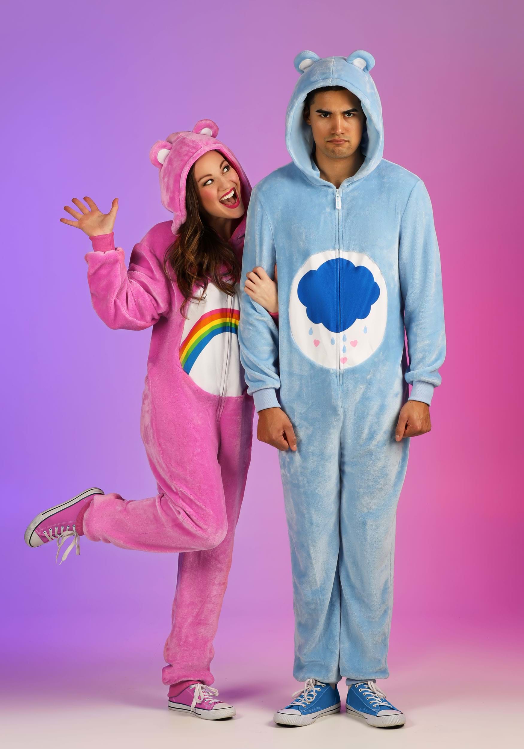 Cheer Bear Care Bear Onesie for Adults