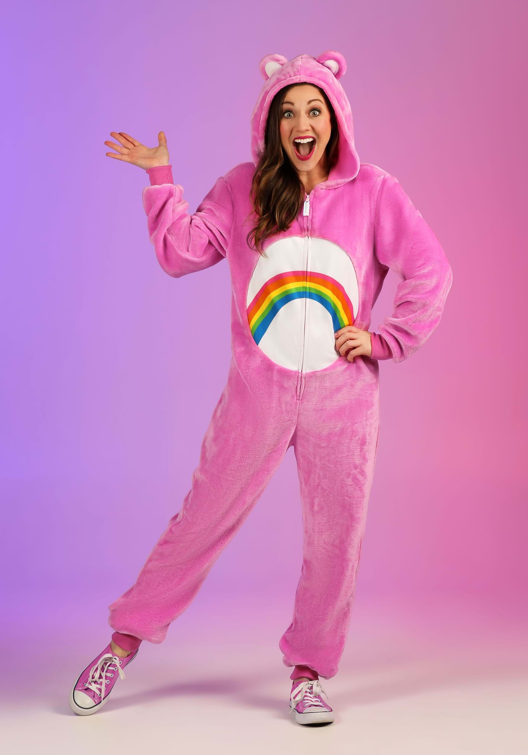 Cheer Bear Care Bear Onesie for Adults