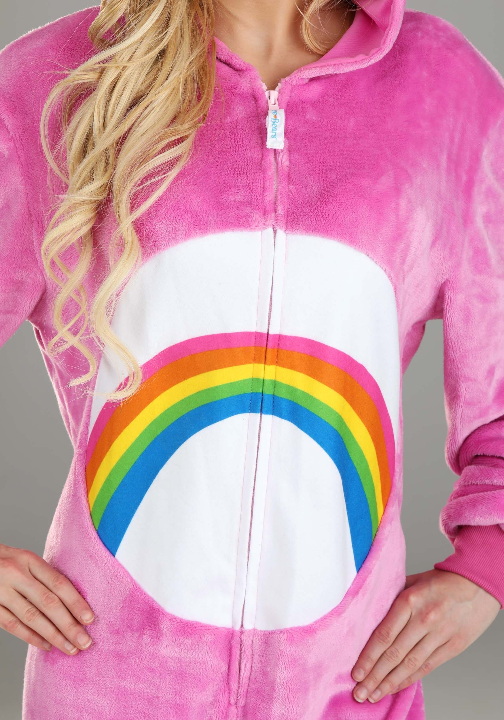 Cheer Bear Care Bear Onesie for Adults