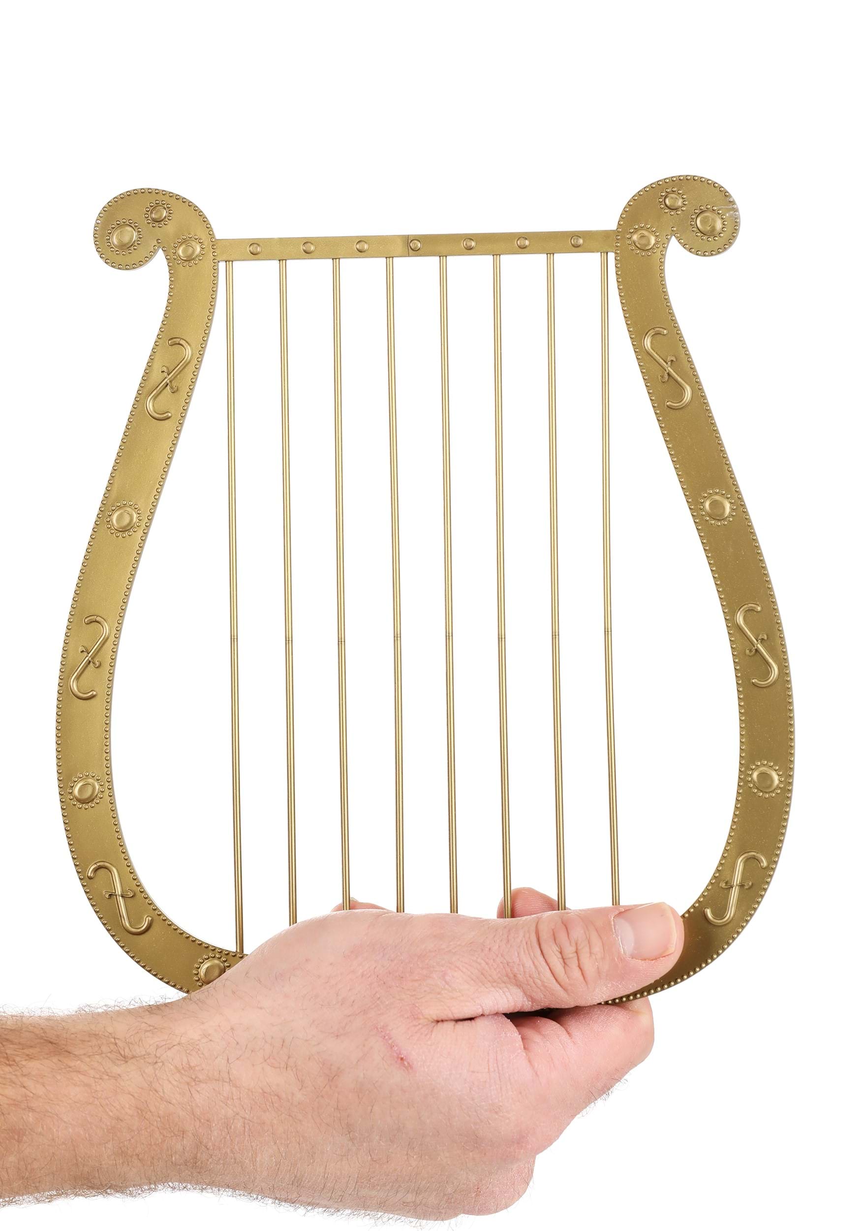 Gold Costume Harp Accessory 2 Gold Costume Harp Accessory
