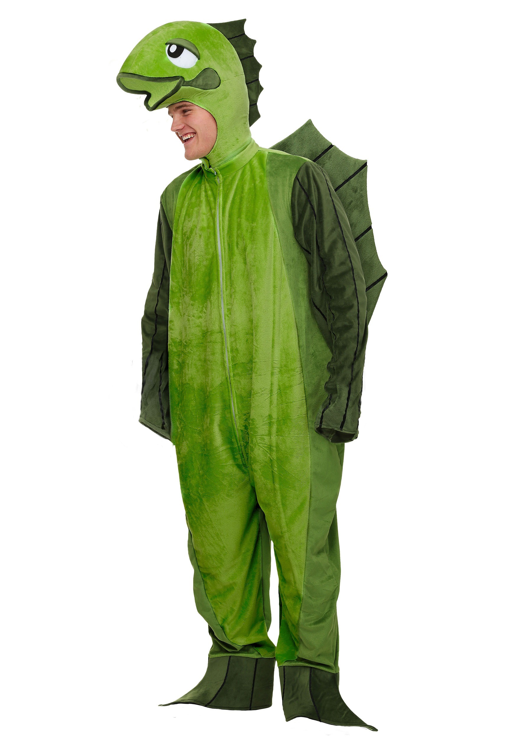 Green Fish Costume for Adults