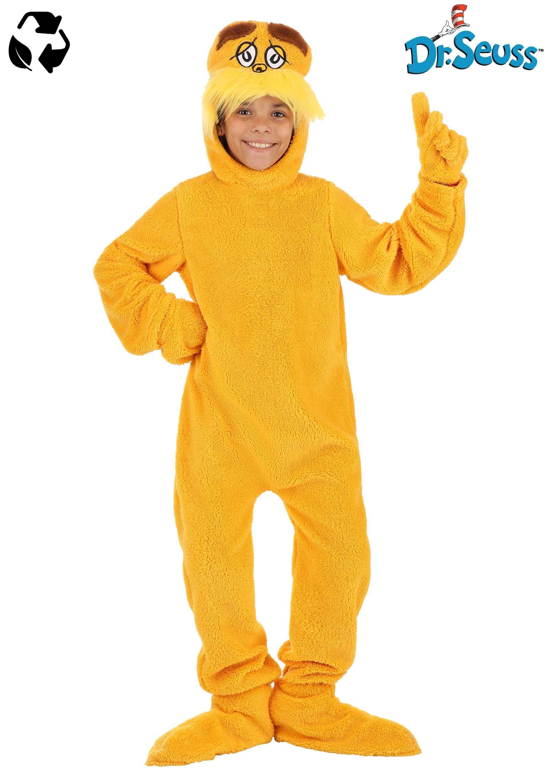 Child Dr. Seuss The Lorax Sustainable Materials Costume