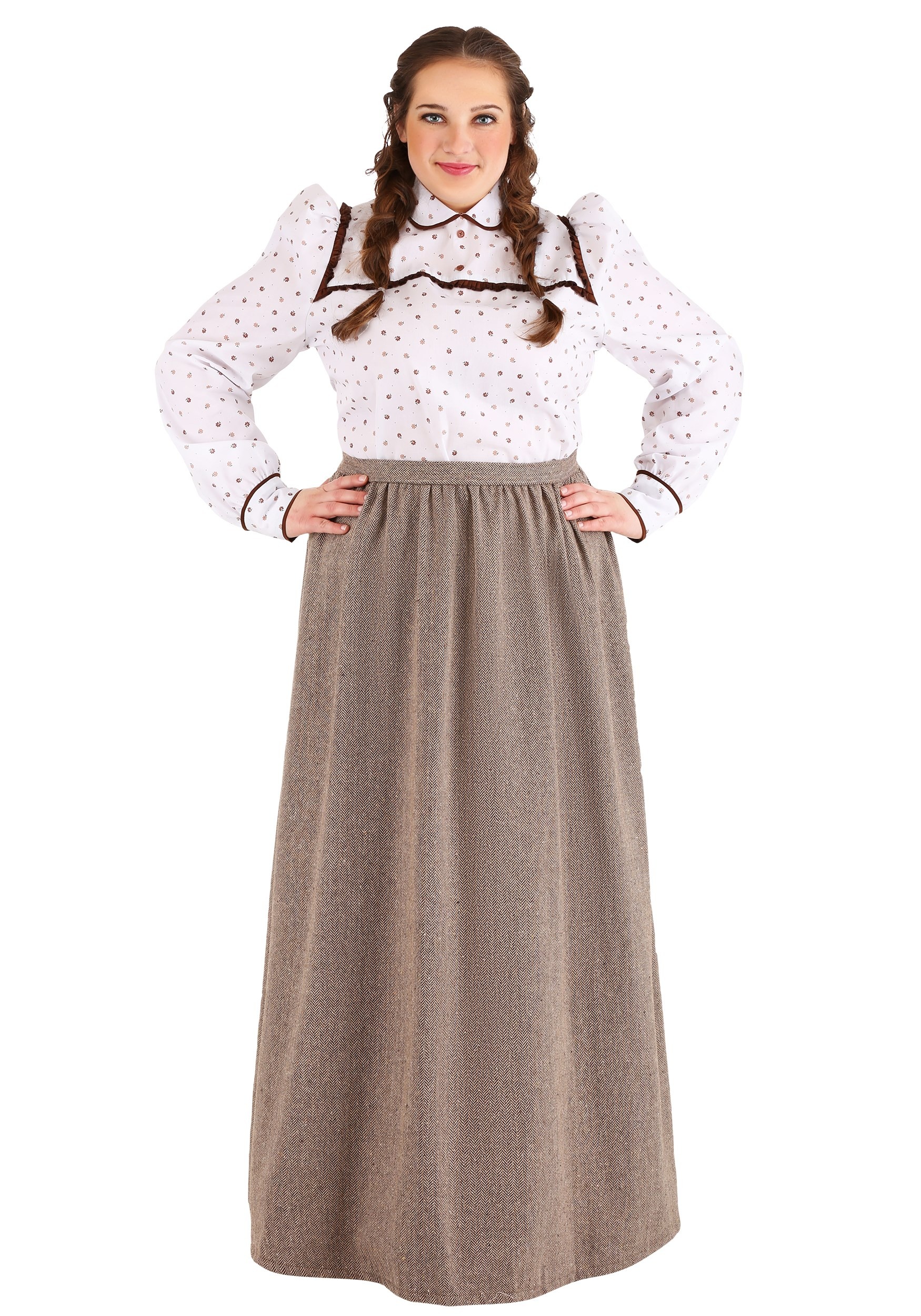 Women's Westward Pioneer Plus Size Costume