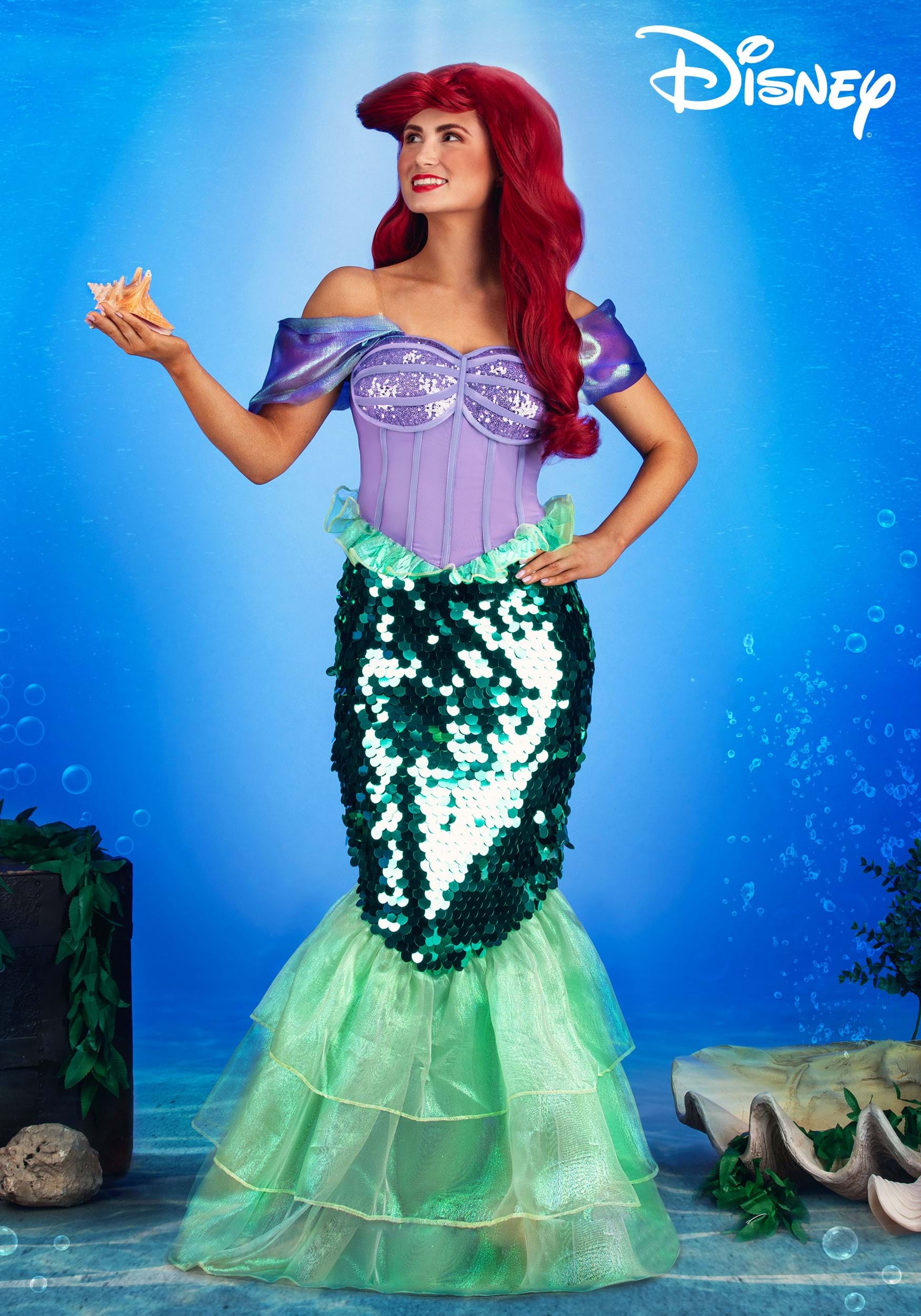 Disney Little Mermaid Premium Ariel Mermaid Women's Costume