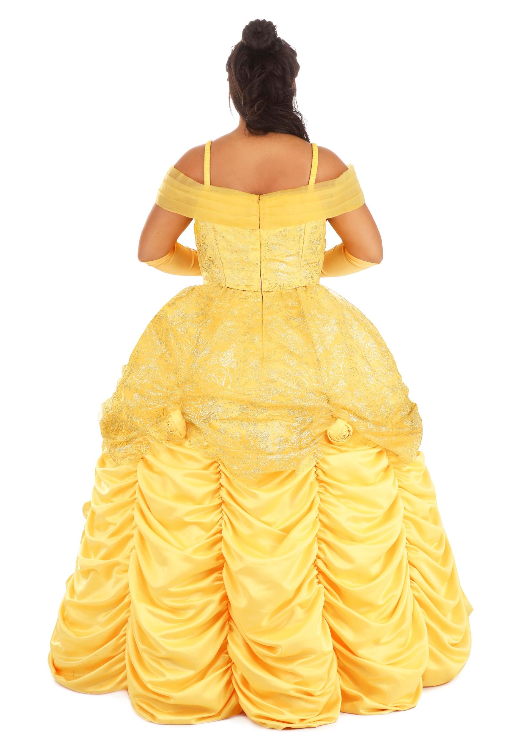 Women's Plus Size Premium Disney Belle Costume Dress