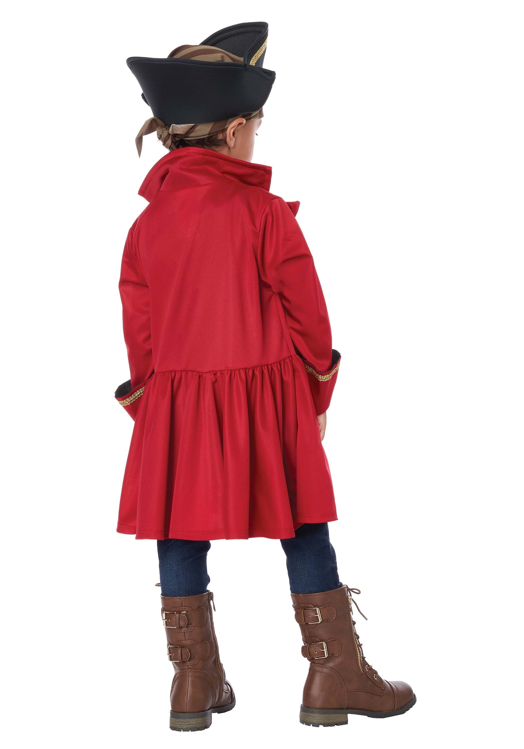 Boy's Shorty Cap'n Pirate Toddler Costume