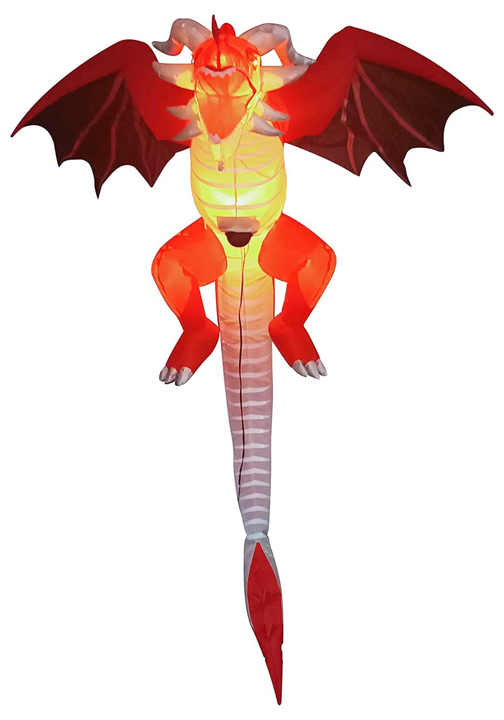 5FT Flying Red Dragon Inflatable Decoration