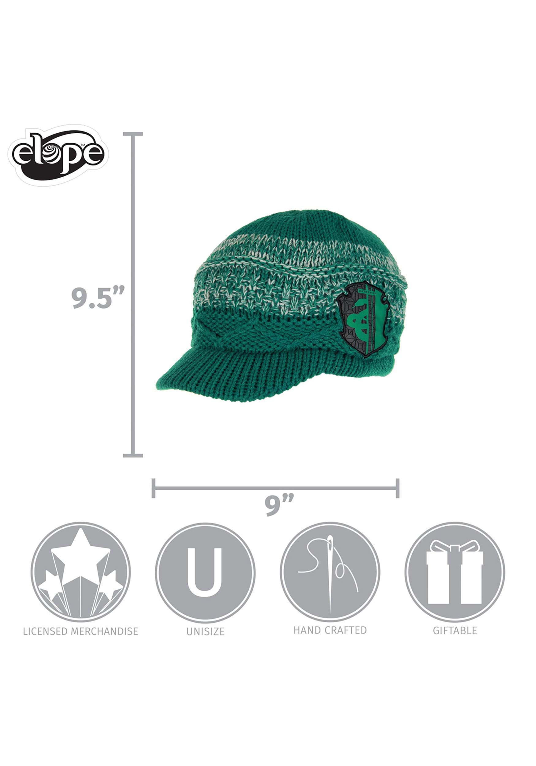 Harry Potter Slytherin Knit Brim Cap