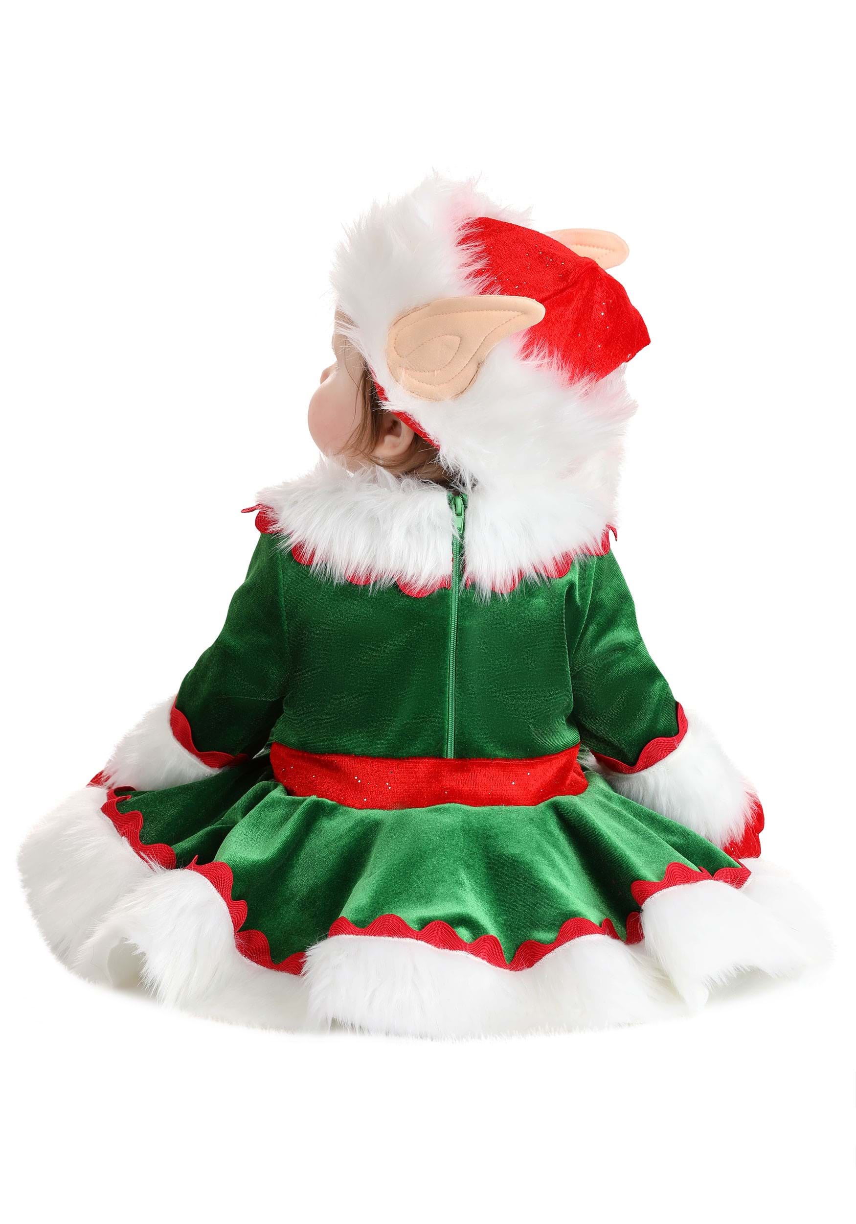 Girl's Infant Christmas Elf Costume