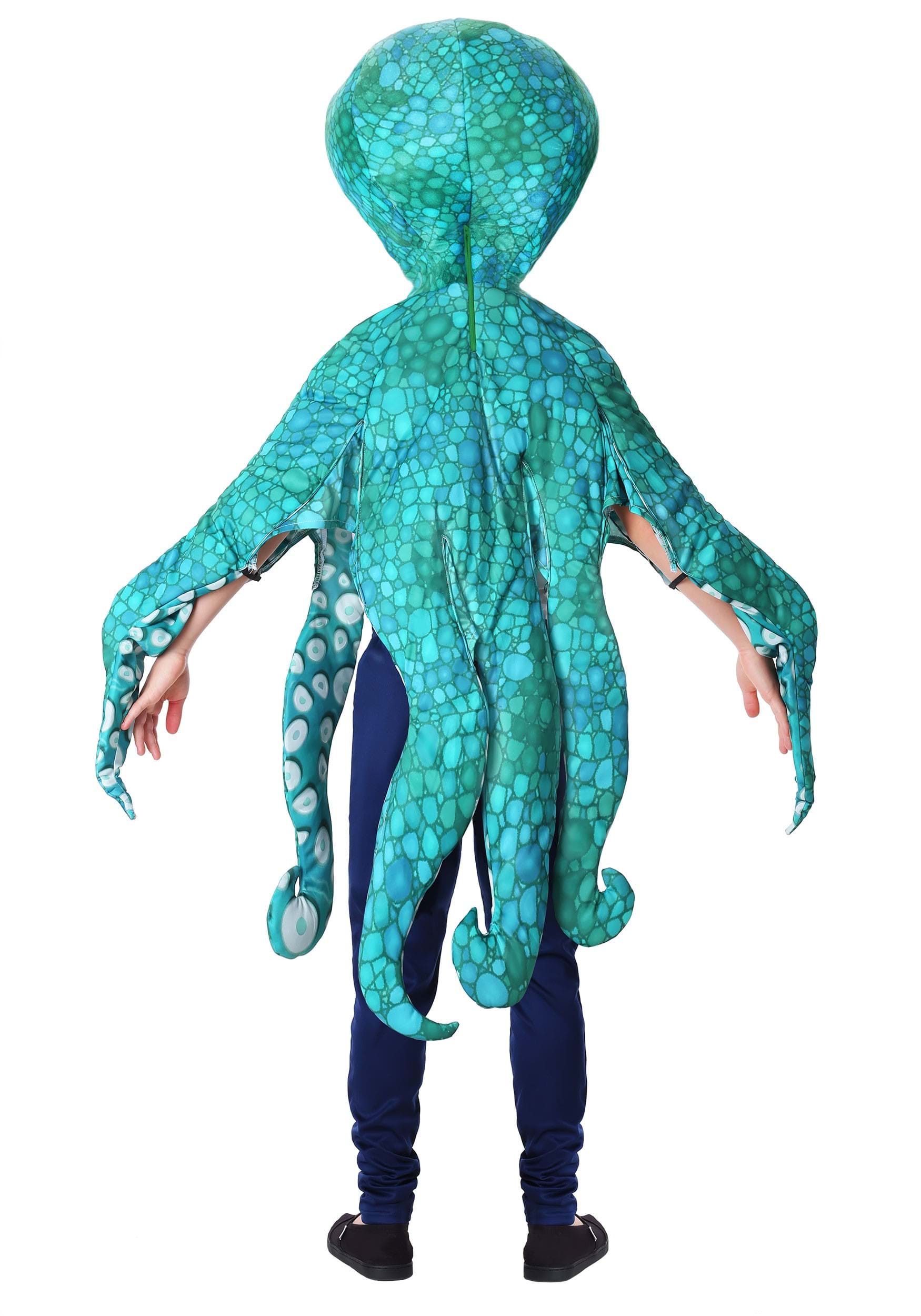 Blue Octopus Kid's Costume