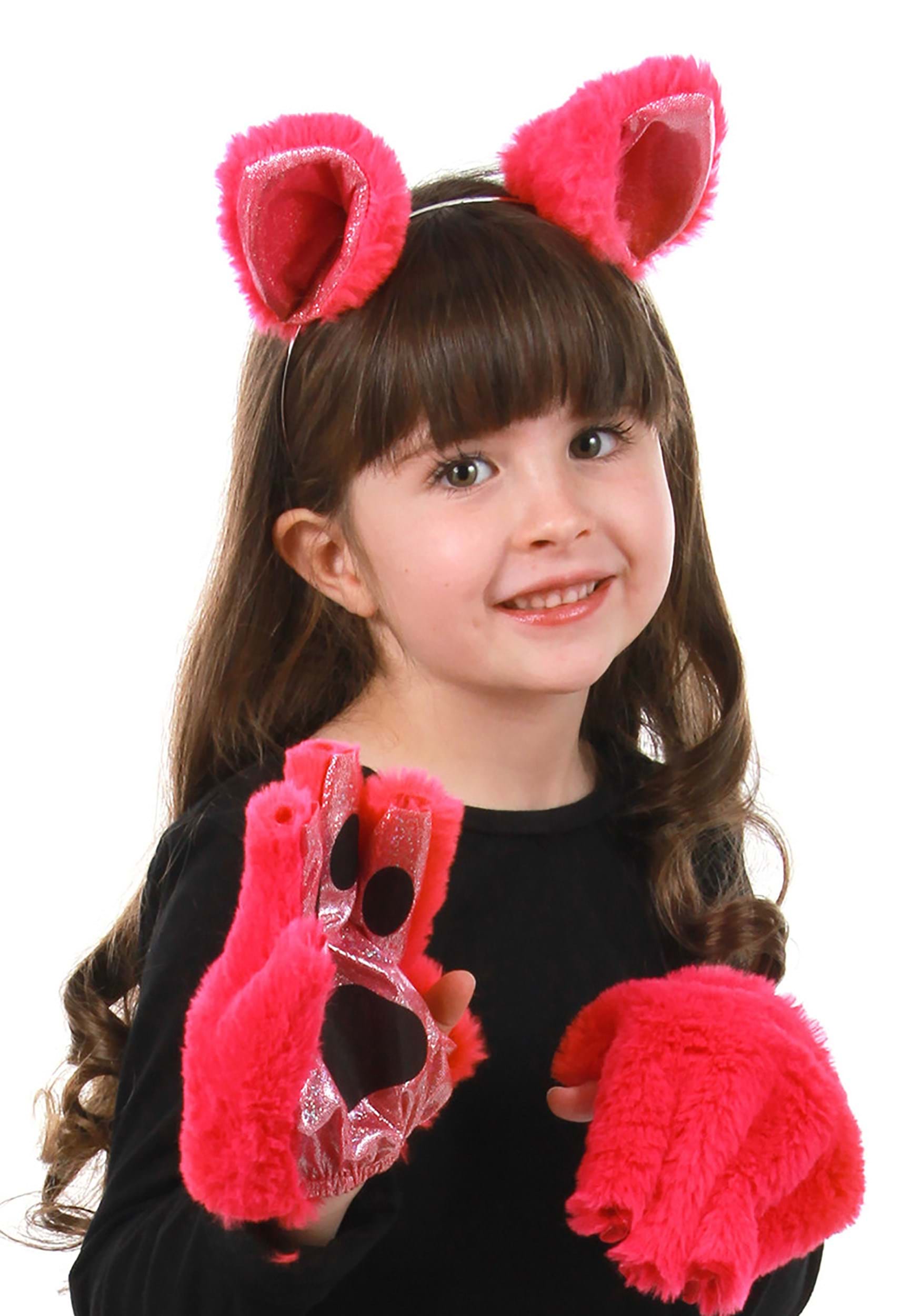Anime Cat Ears Magenta Headband