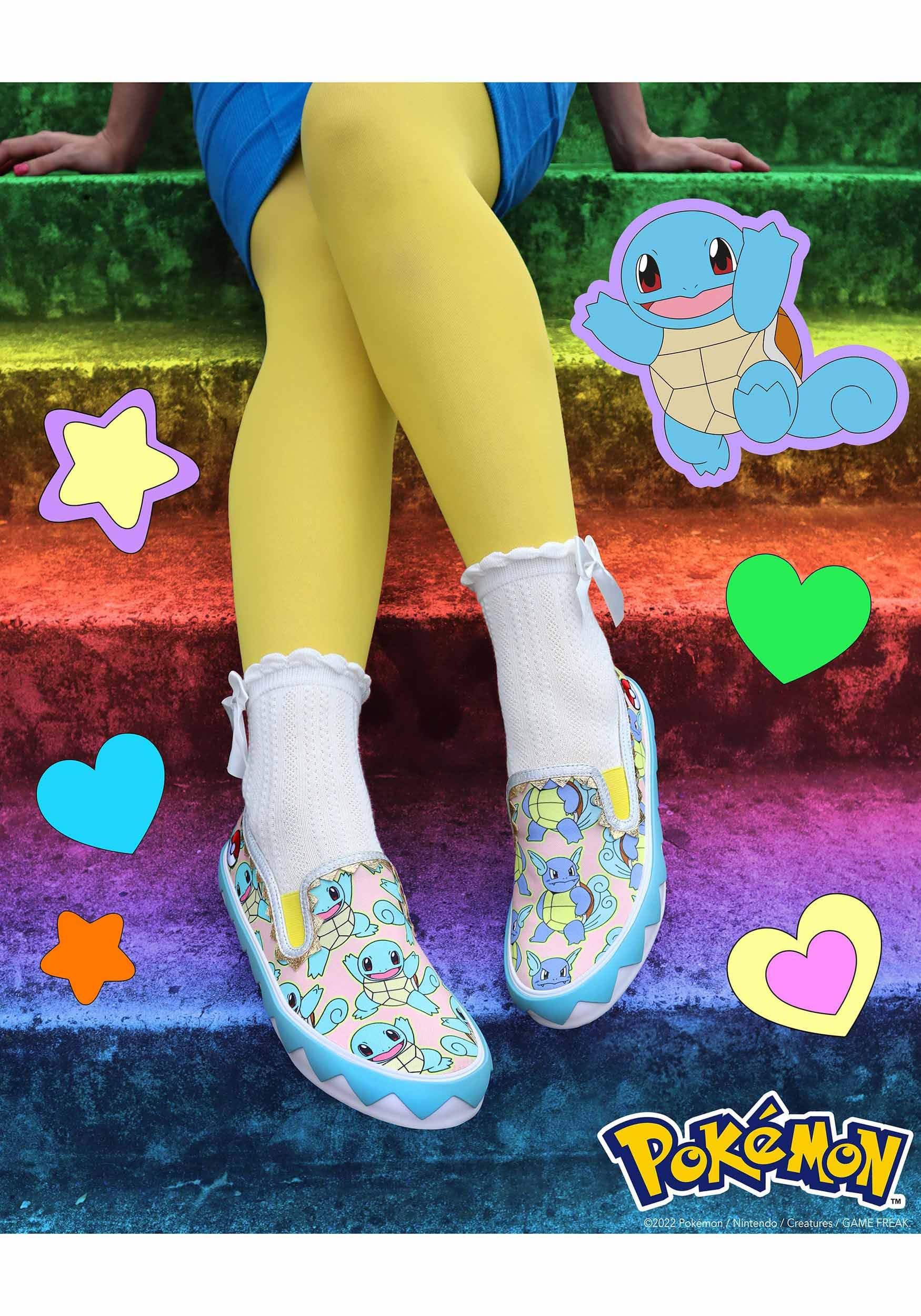 Irregular Choice Pok茅mon Every Day is an Adventure with Squirtle Canvas Shoes