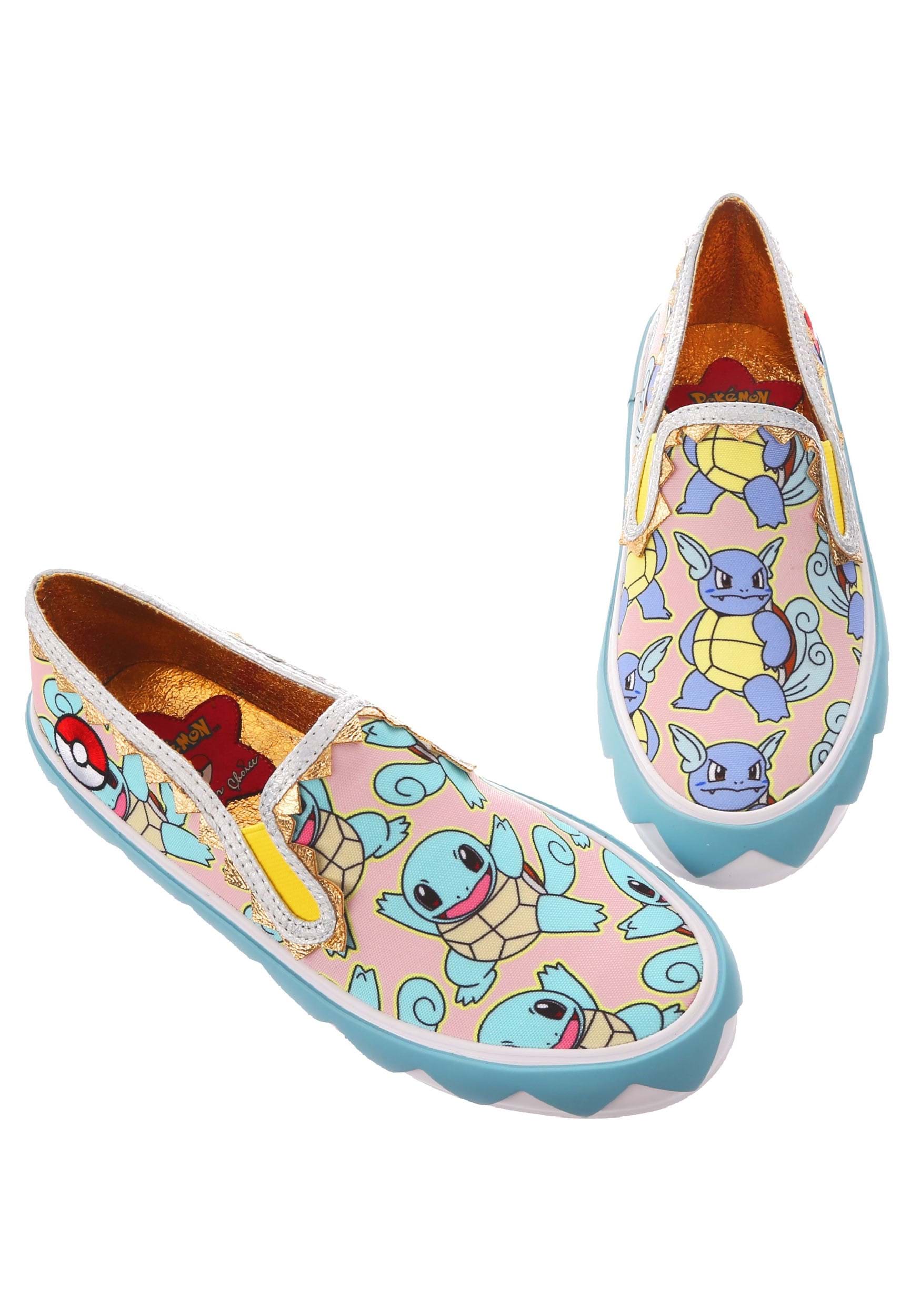 Irregular Choice Pok茅mon Every Day is an Adventure with Squirtle Canvas Shoes