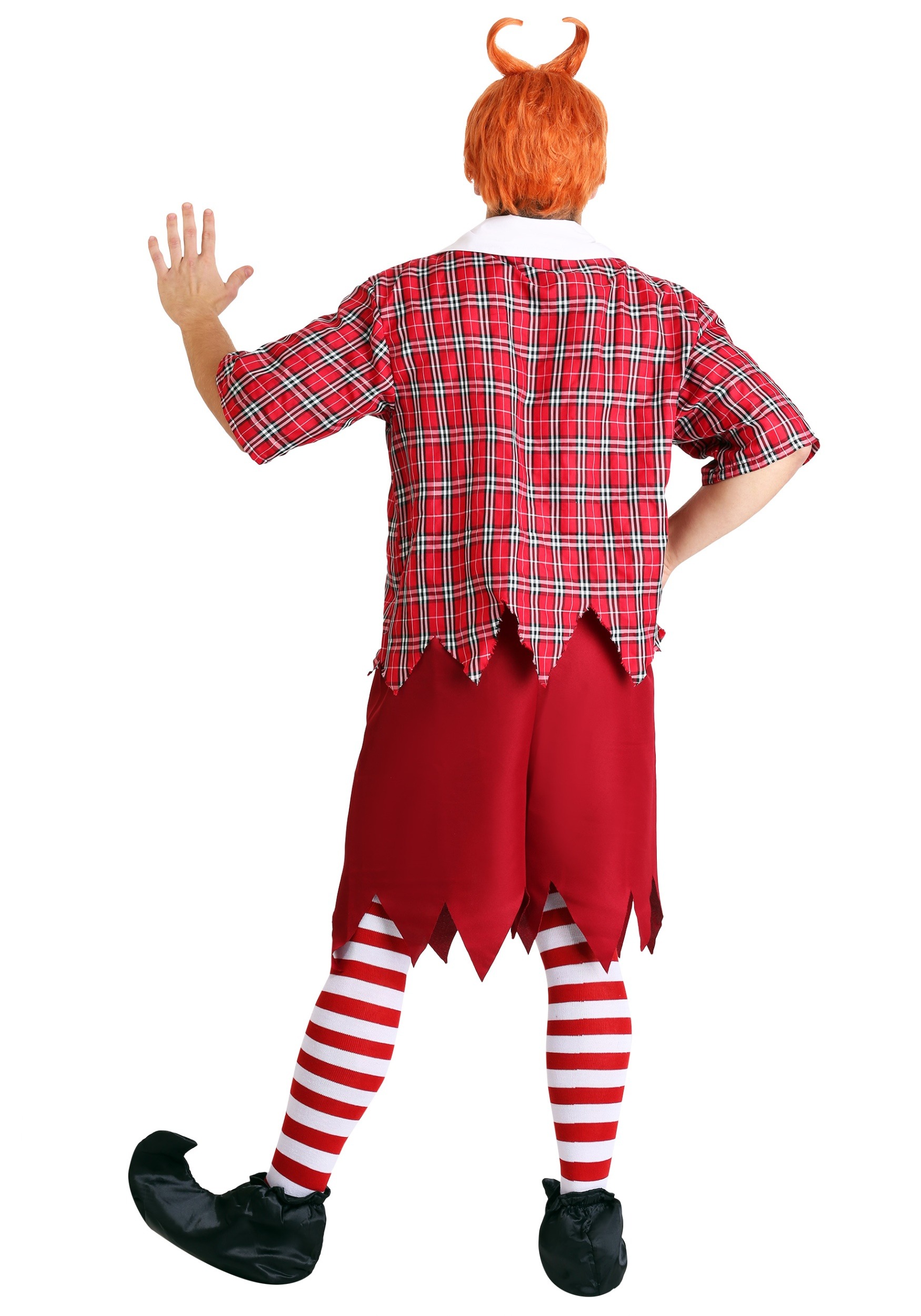 Plus Size Red Munchkin Costume for Men