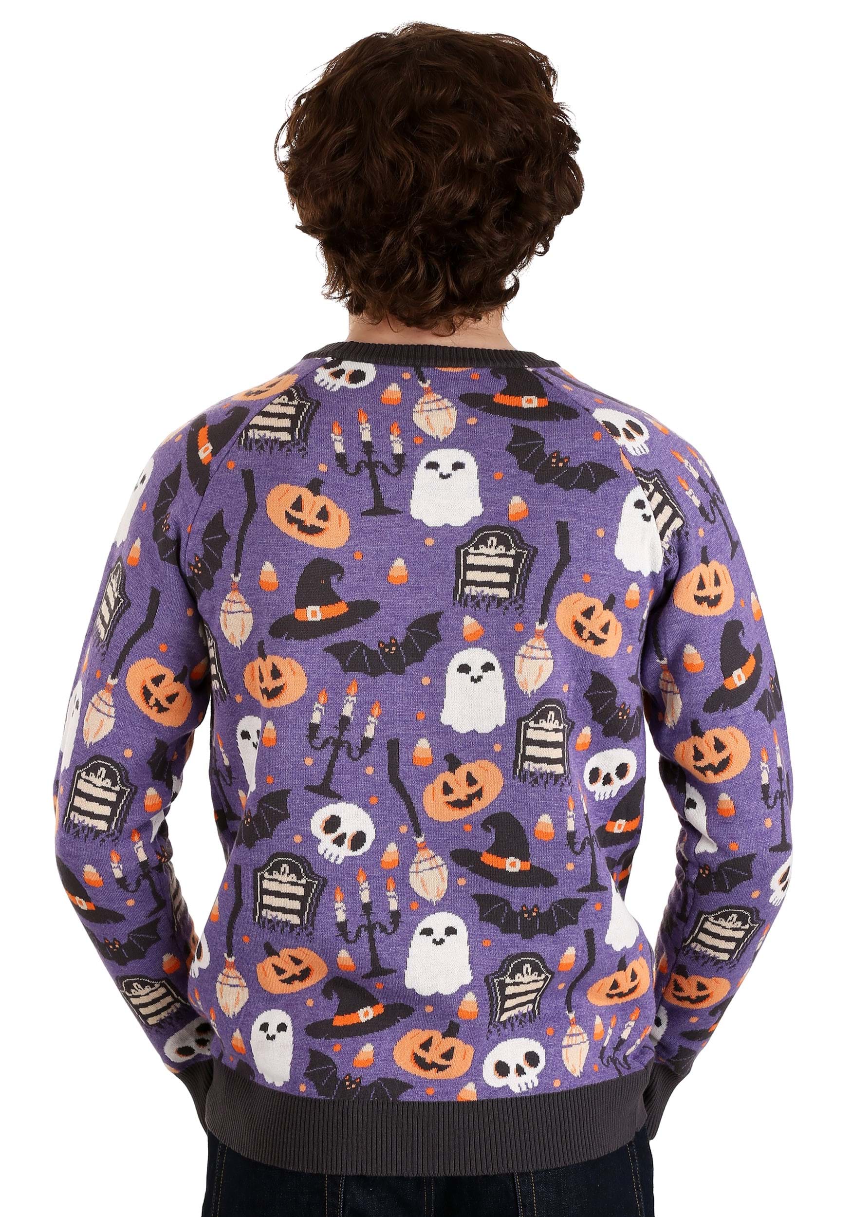 Halloween Mischief Adult Ugly Halloween Sweater