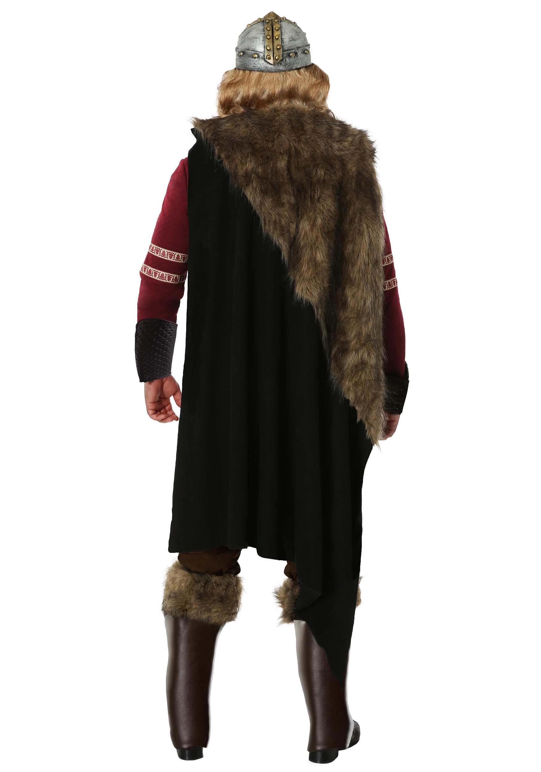 Men's Burgundy Viking Costume