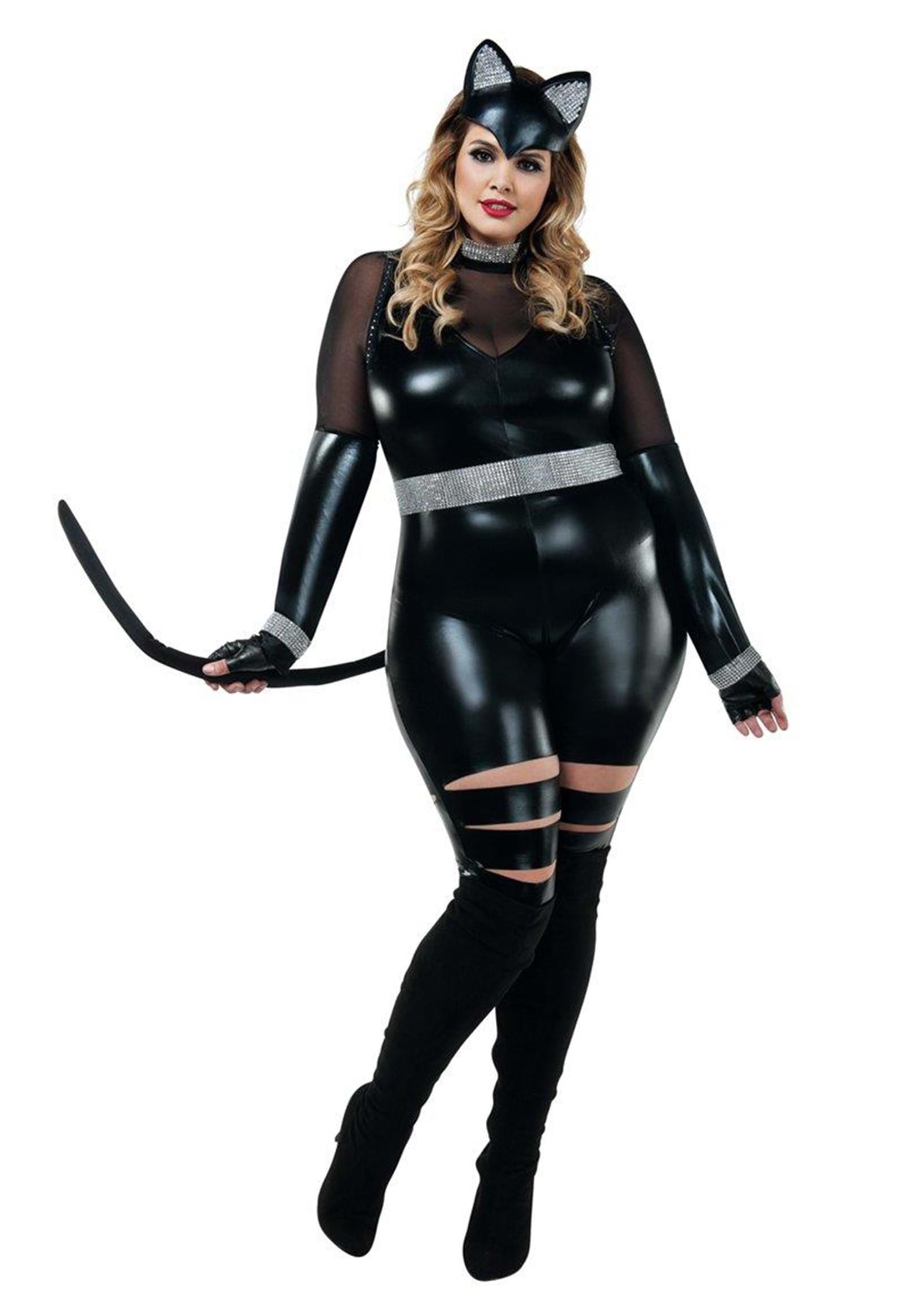 Plus Size Sexy Cat Burglar Women's Costume