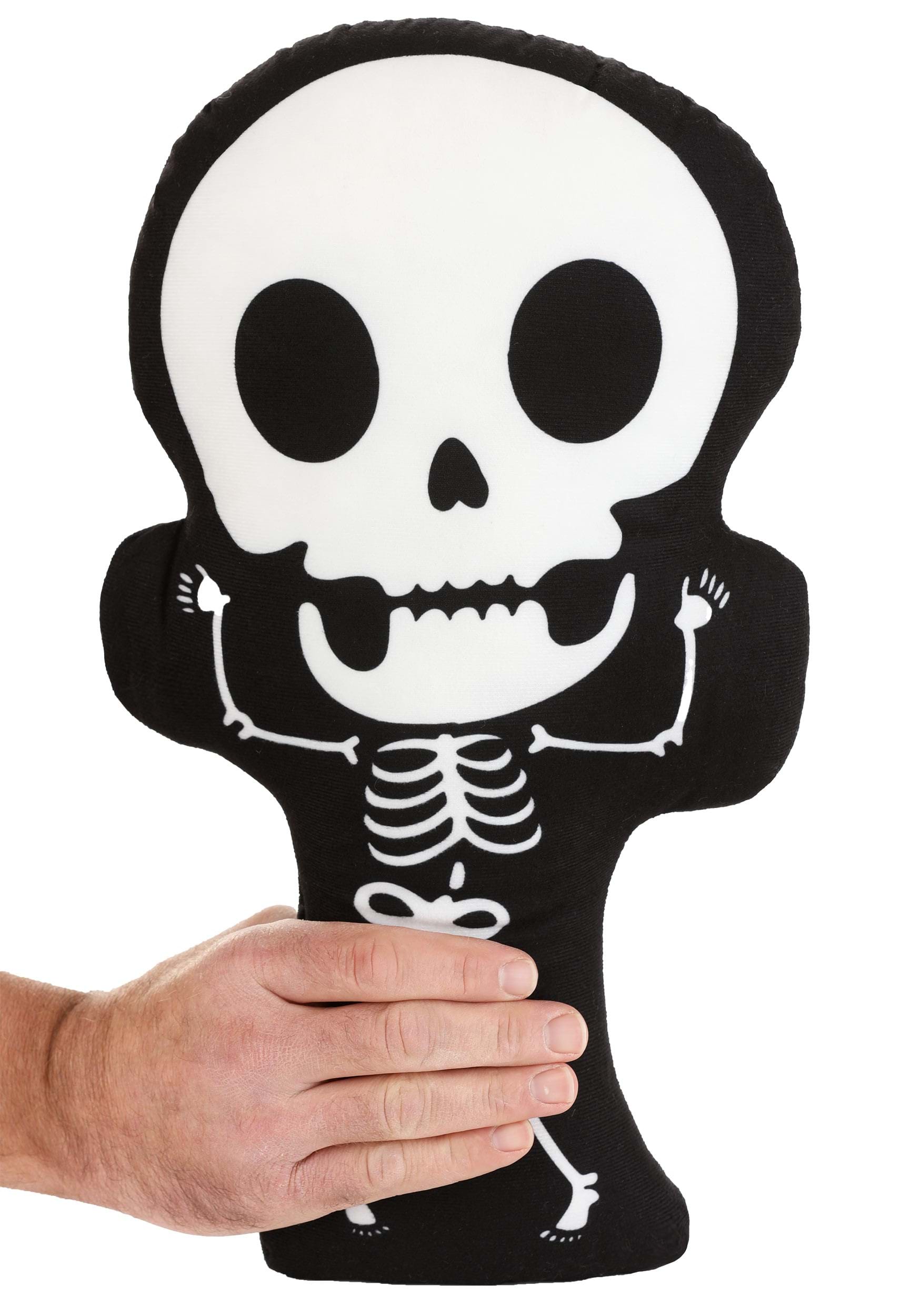 17-Inch My Squishy Spooky Skeleton Plush Pillow 2 17-Inch My Squishy Spooky Skeleton Plush Pillow