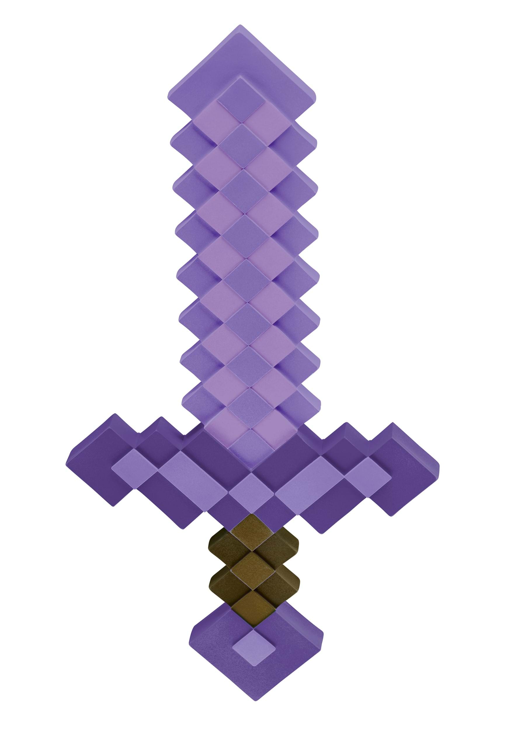 Minecraft Enchanted Gold Purple Sword