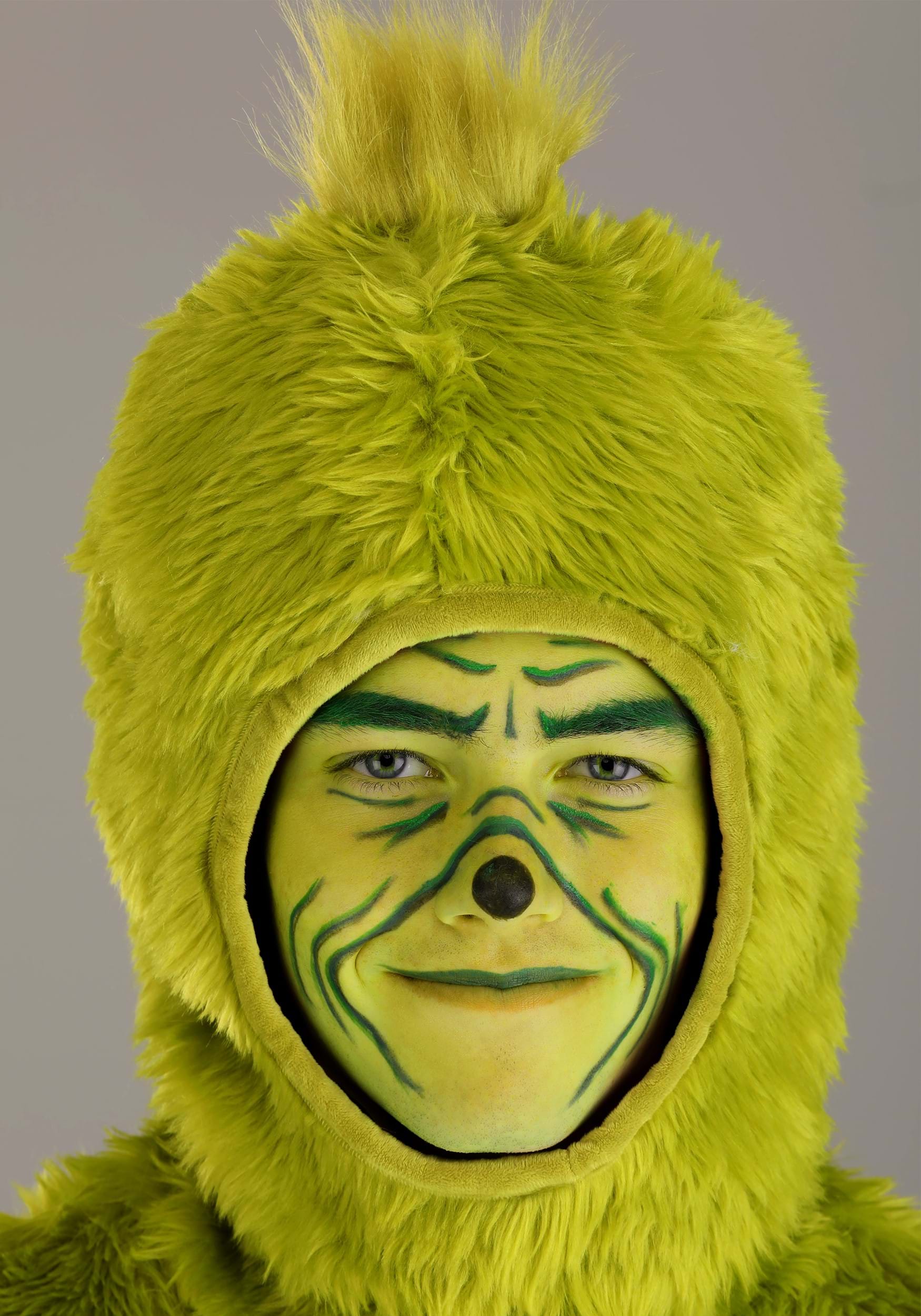 Dr. Seuss Grinch Open Face Costume for Adults 7 Dr. Seuss Grinch Open Face Costume for Adults