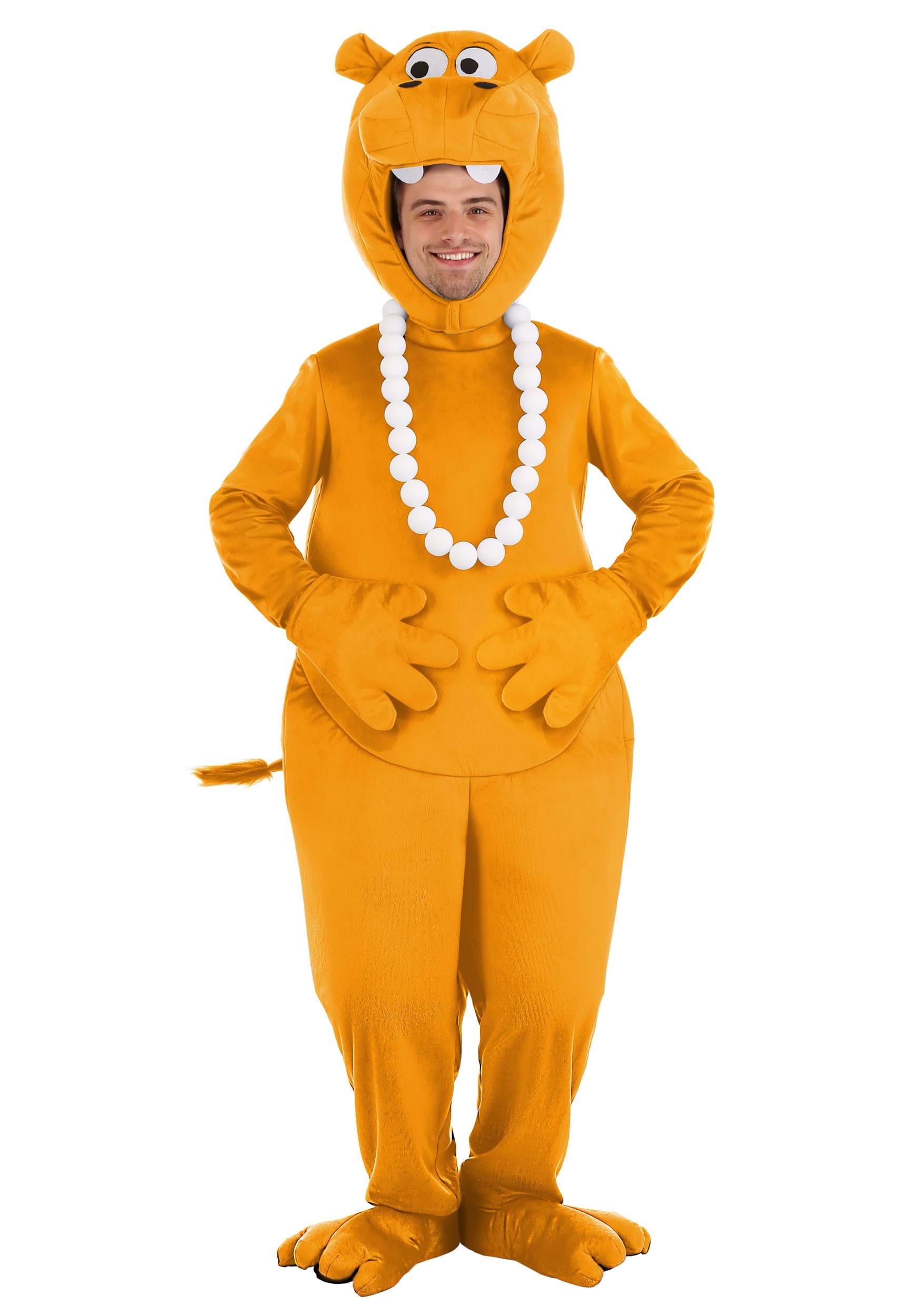 Orange Hungry Hungry Hippos Adult Costume